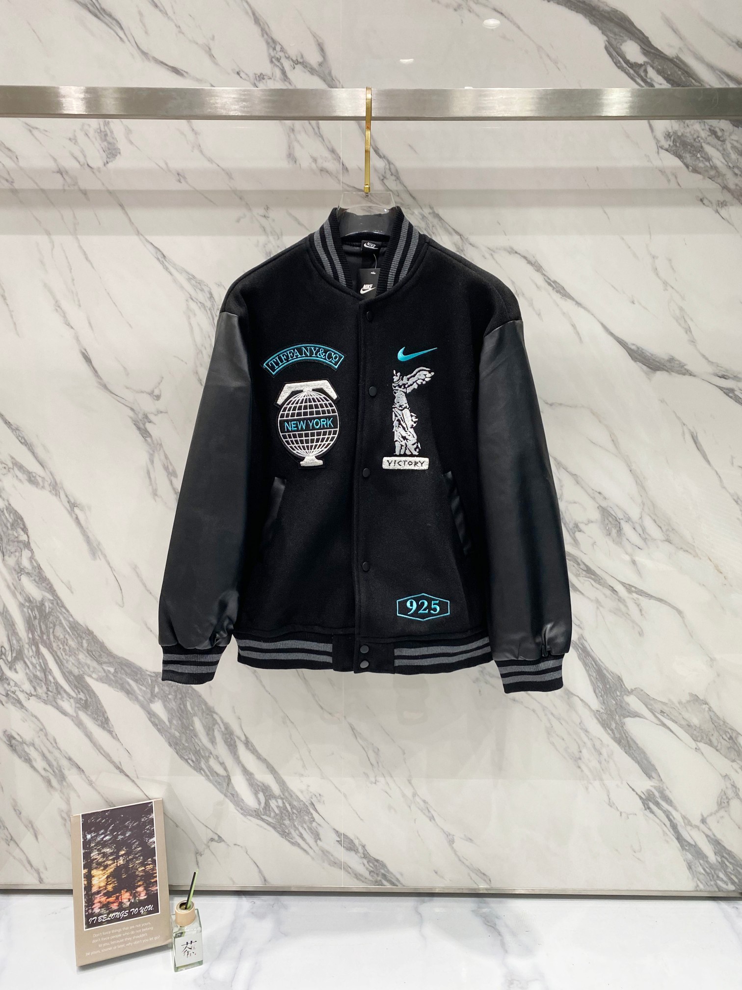 Nike x Tiffany & Co. James Collab Embroidered Varsity Jacket - Limited Edition