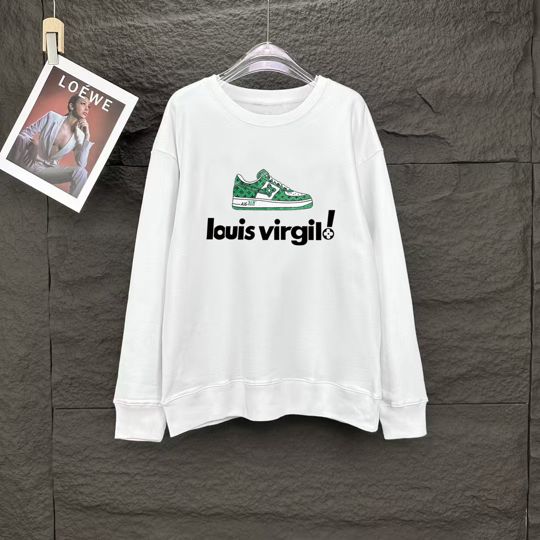 NO:128456,Louis Vuitton Spring European counter new style top-quality original single fashion casual long-sleeved T-shirt sweatshirt. 25ss Spring Fashion Internet celebrity trendy customization, selected imported high-density cotton fabrics, exquisite original logo creation, excellent comfort and breathability, excellent soft, wrinkle resistance and sagging. Whether it is single or inner wear, it is very handsome, which conforms to the practical dressing habits of men, pursues luxury, noble and elegant style, and creates extraordinary men's taste. The best choice for urban fashion men. Size M~XXXL,,louis vuitton,hoodie, sweatshirts,tees, t-shirt, alexander wang19860909路易威登 春季欧洲专柜新款 顶级原单时尚休闲长袖T恤卫衣. 25ss春季时尚网红潮人定制,精选进口高密度棉面料,精致原版logo打造,舒适性与透气性兼优,柔软抗皱弹性和垂性极佳,无论是单穿或是内搭都是帅气十足,吻合了男性实用穿衣习惯,追求奢华高贵优雅风范,打造不凡男士品味,都市时尚男尤首选.尺码M~XXXL,,louis vuitton,hoodie,sweatshirts,tees，t-shirt,alexander wang,Men's clothing