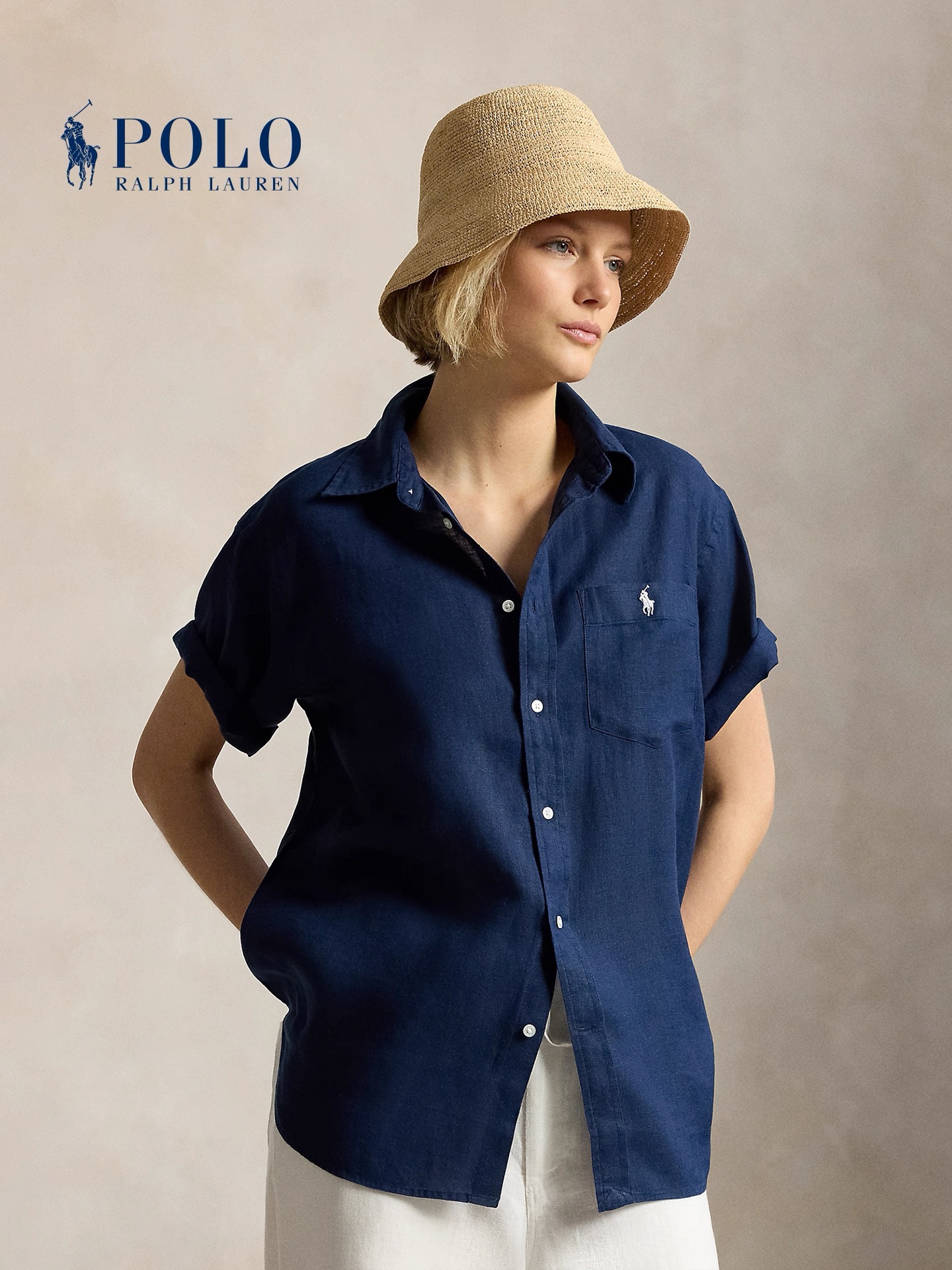 NO:801852,Ralph Lau**Ralph Lauren women's clothing, linen short-sleeved shirts are shipped, pure linen fabrics, high-end natural fabrics, enzyme-washed work clothes, the texture is super good, the upper body is full of old money, what you wear is simple texture, two-color SML,, loro piana, shirts, T-shirt,19860909Ralph Lau**拉夫劳伦女装 ,版亚麻短袖衬衫出货,纯亚麻面料,高端天然面料,酵洗工衣,质感超好,上身老钱味十足,穿的就是简约质感,两色SML,,loro piana,shirts,T-shirt,,Women's clothing