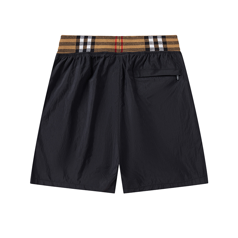 Burberry BURBERRY 2025SS新款沙滩裤带内网 超高端刺绣工艺 版型紧致立体 定制裤绳五金质感强