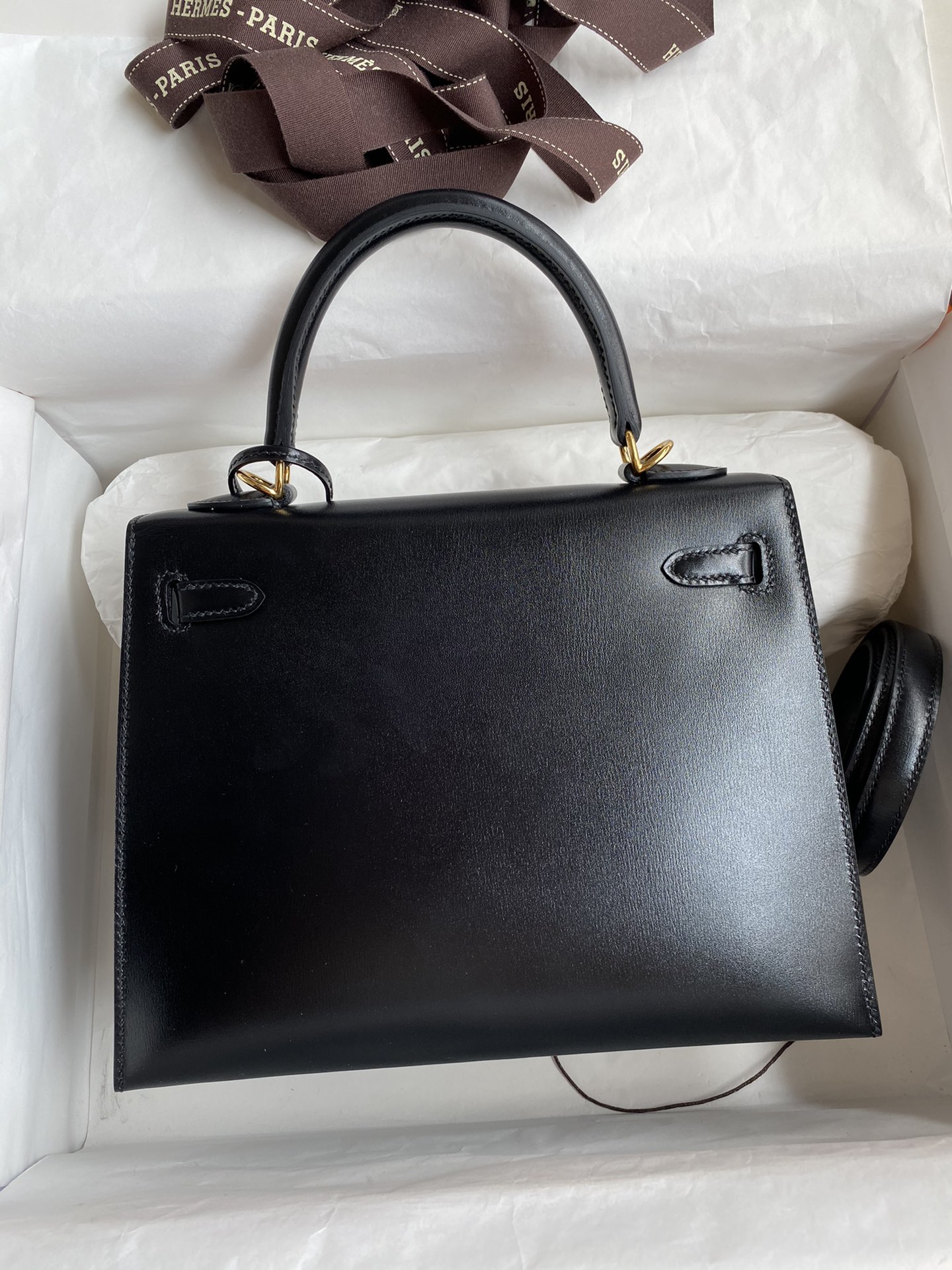 Hermes Kelly Borsette Borse Crossbody & Borse a Tracolla Nero Hardware oro 3 i1715489478 8710 2