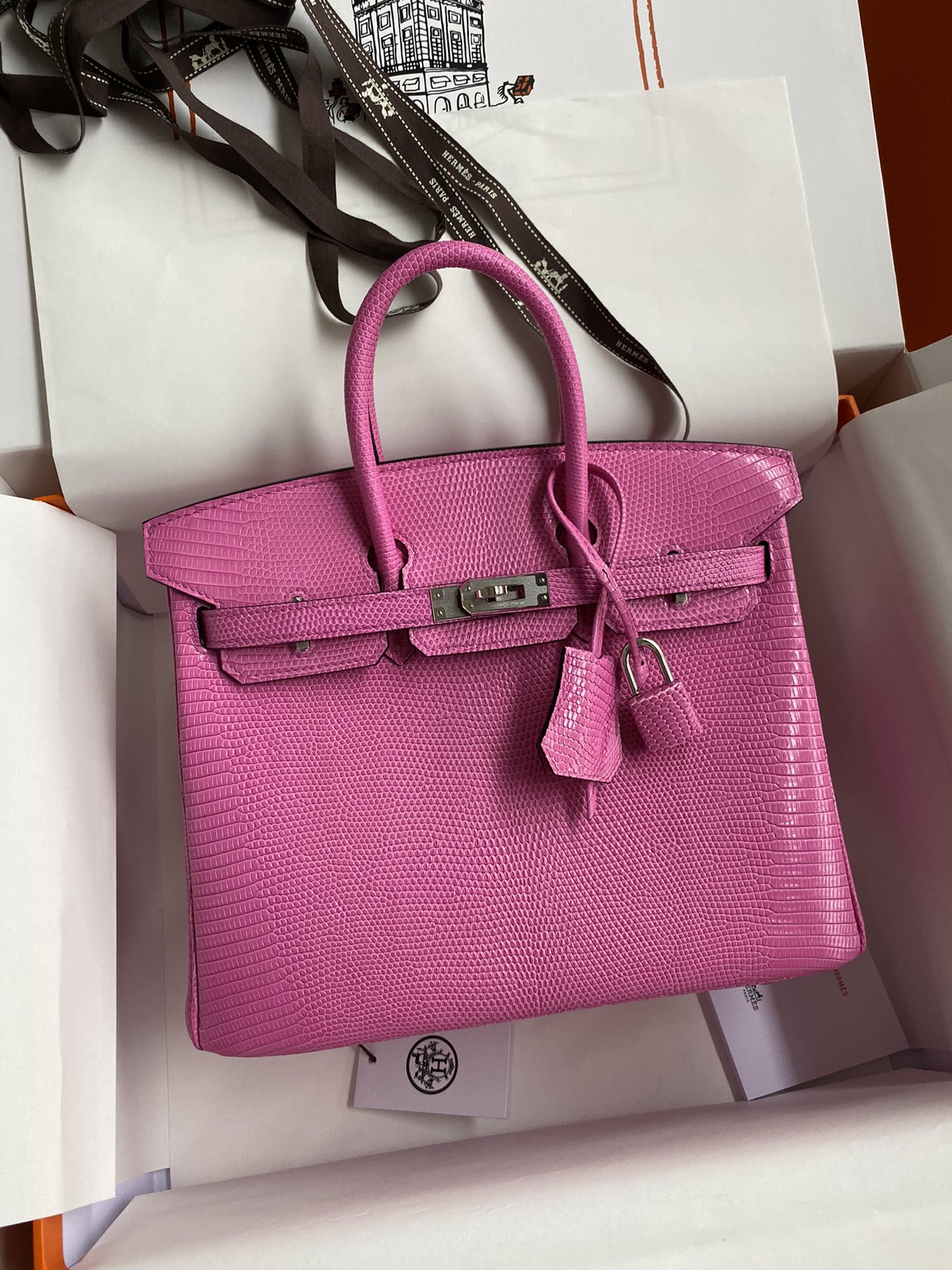 Hermes Birkin Sacos Bolsas Rosa Hardware Prata