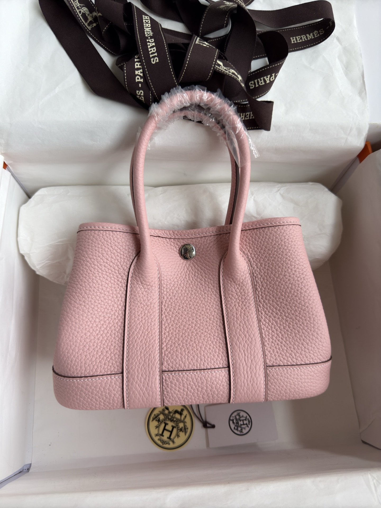 Hermès Tuin Mini Tas - Neo Garden 23cm - 3Q Roze - Limited Edition