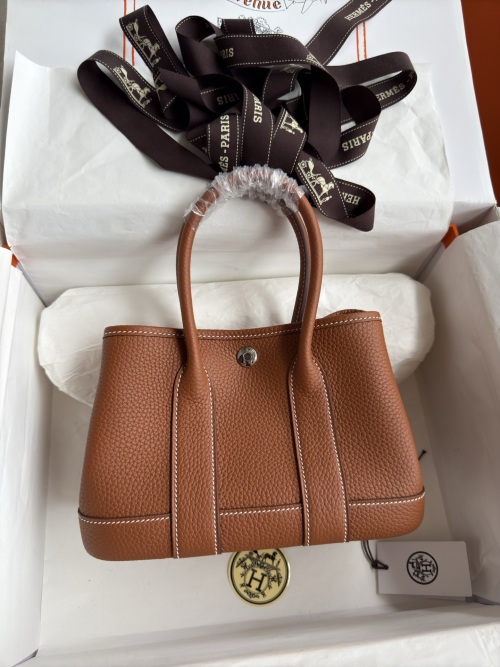 Hermès Garden Party 23cm Mini Bag TC Leather Gold Brown Limited Edition 1 Hermès Garden Party 23cm Mini Bag TC Leather Gold Brown Limited Edition