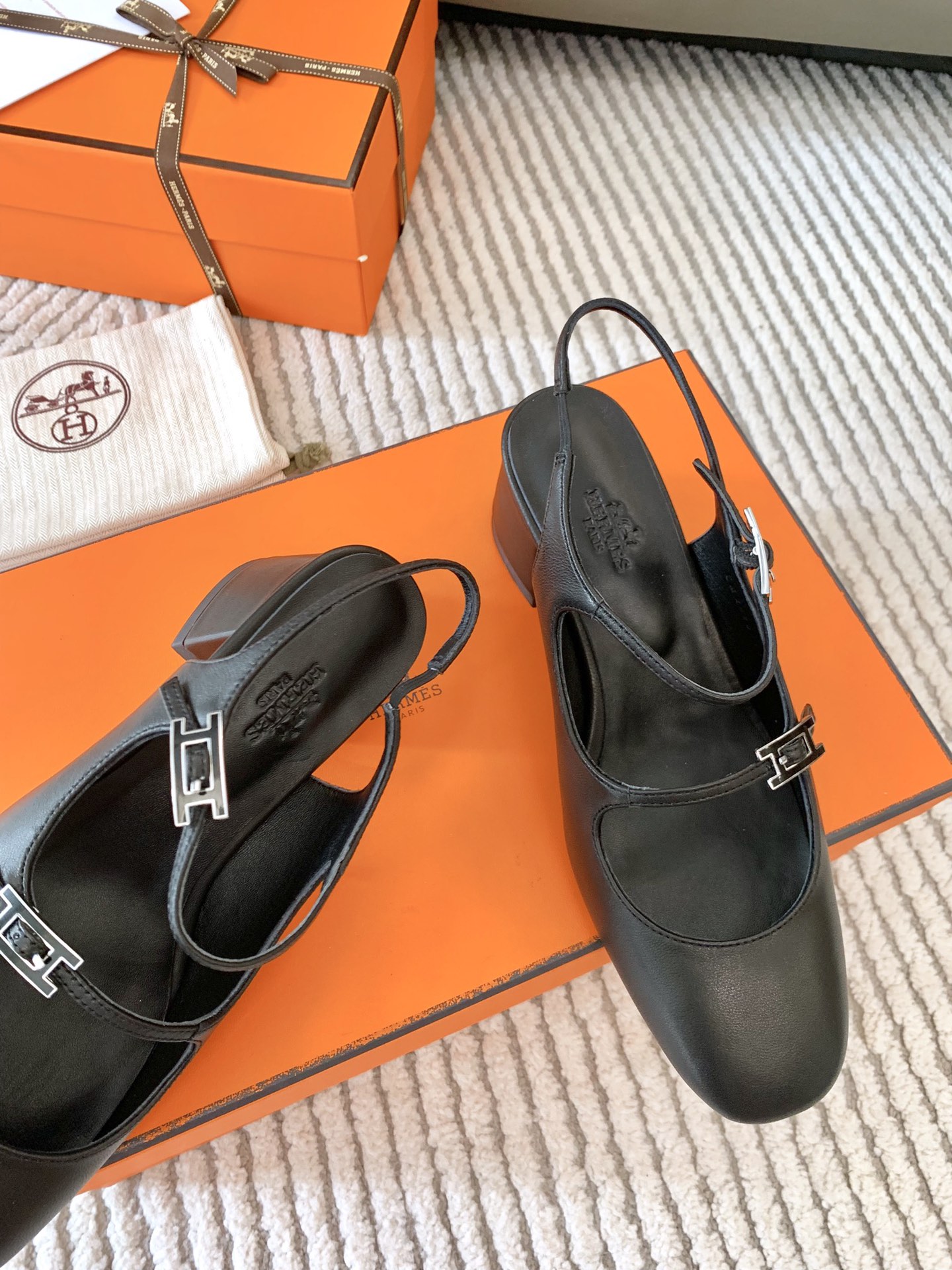 爱马仕 Hermès 经典高奢皮鞋鞋履高跟鞋 #4355F898 8