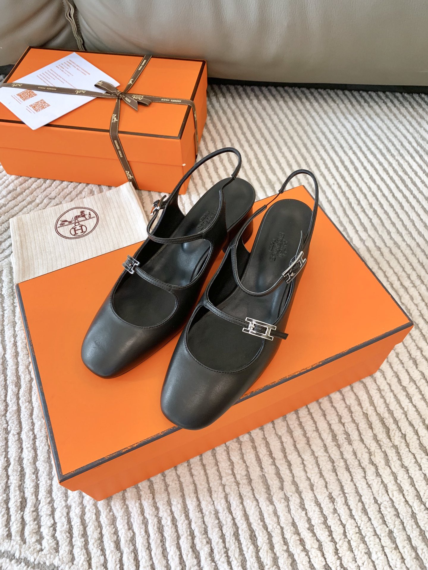 爱马仕 Hermès 经典高奢皮鞋鞋履高跟鞋 #4355F898 2
