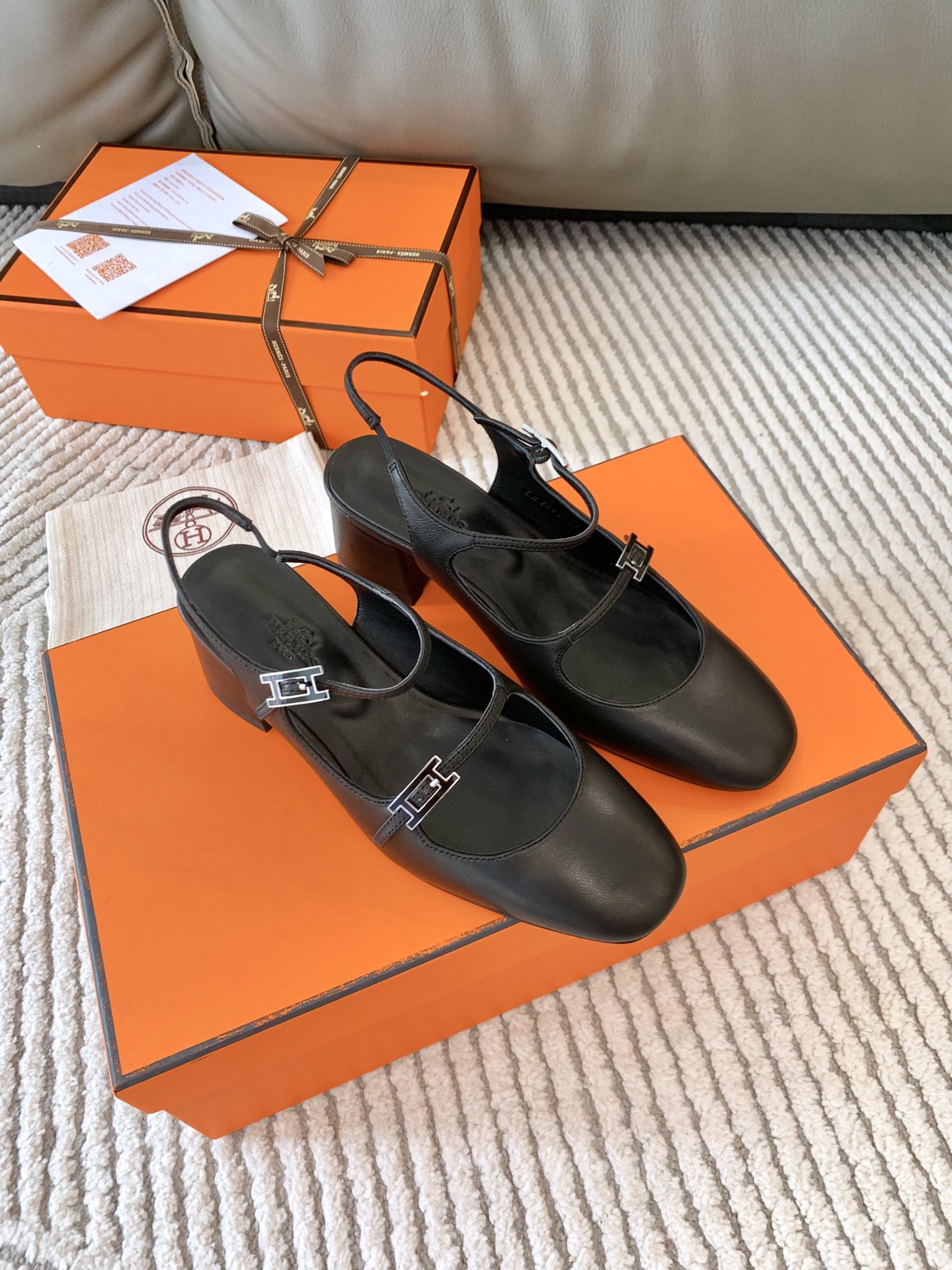 爱马仕 Hermès 经典高奢皮鞋鞋履高跟鞋 #4355F898 3