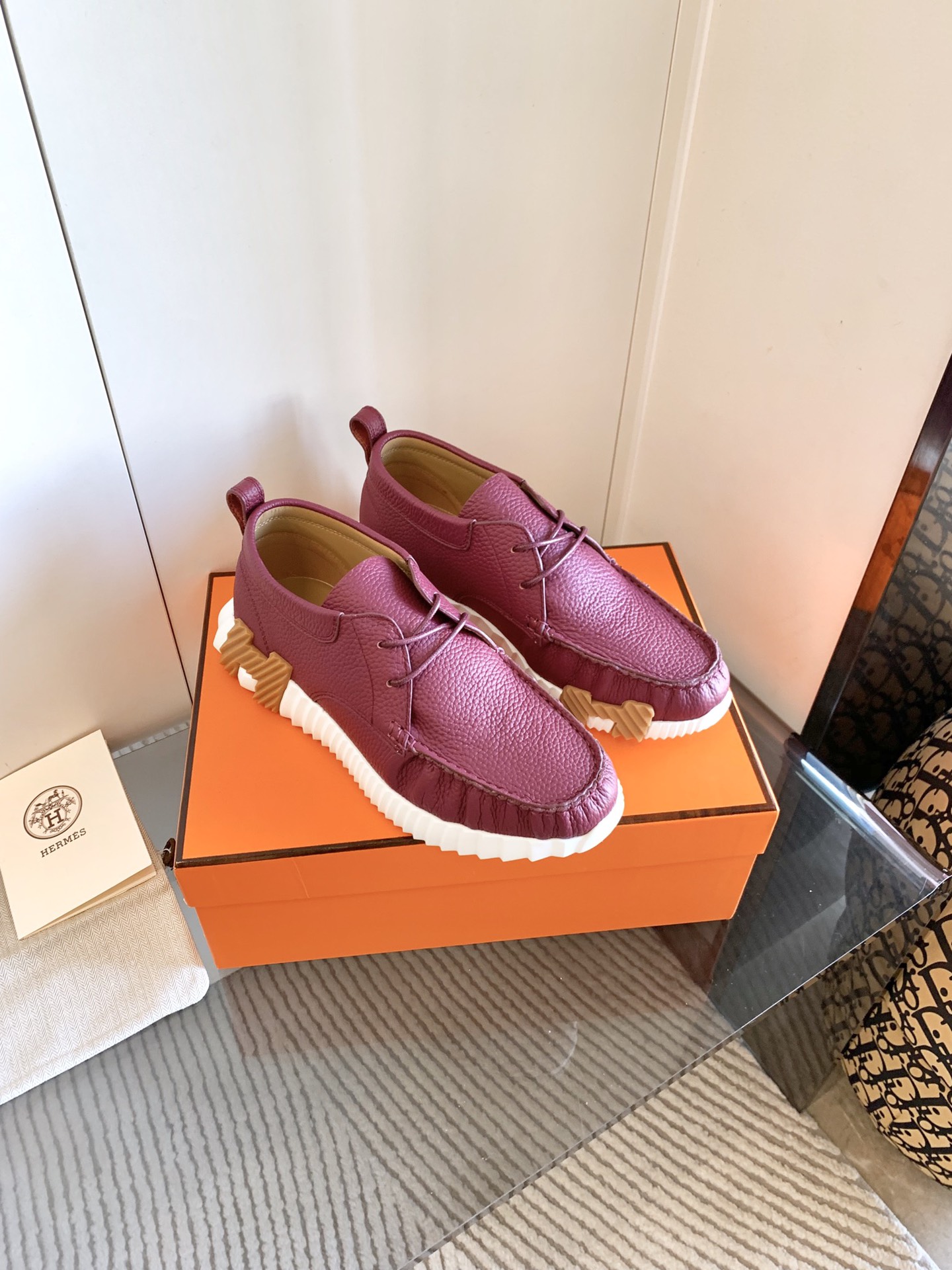 Hermès Haute Couture Classic Luxury Leather Shoe Loafer Shoes Ref 3