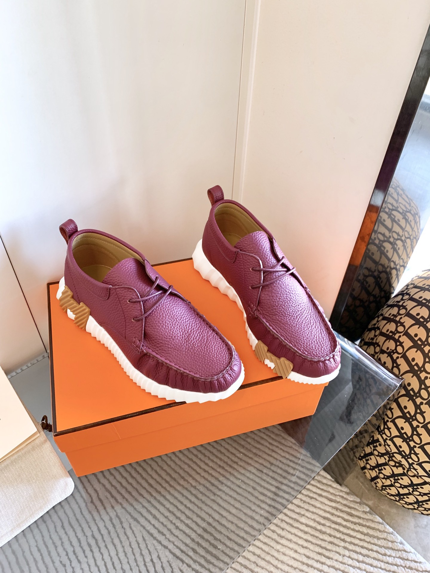 Hermès Haute Couture Classic Luxury Leather Shoe Loafer Shoes Ref 5