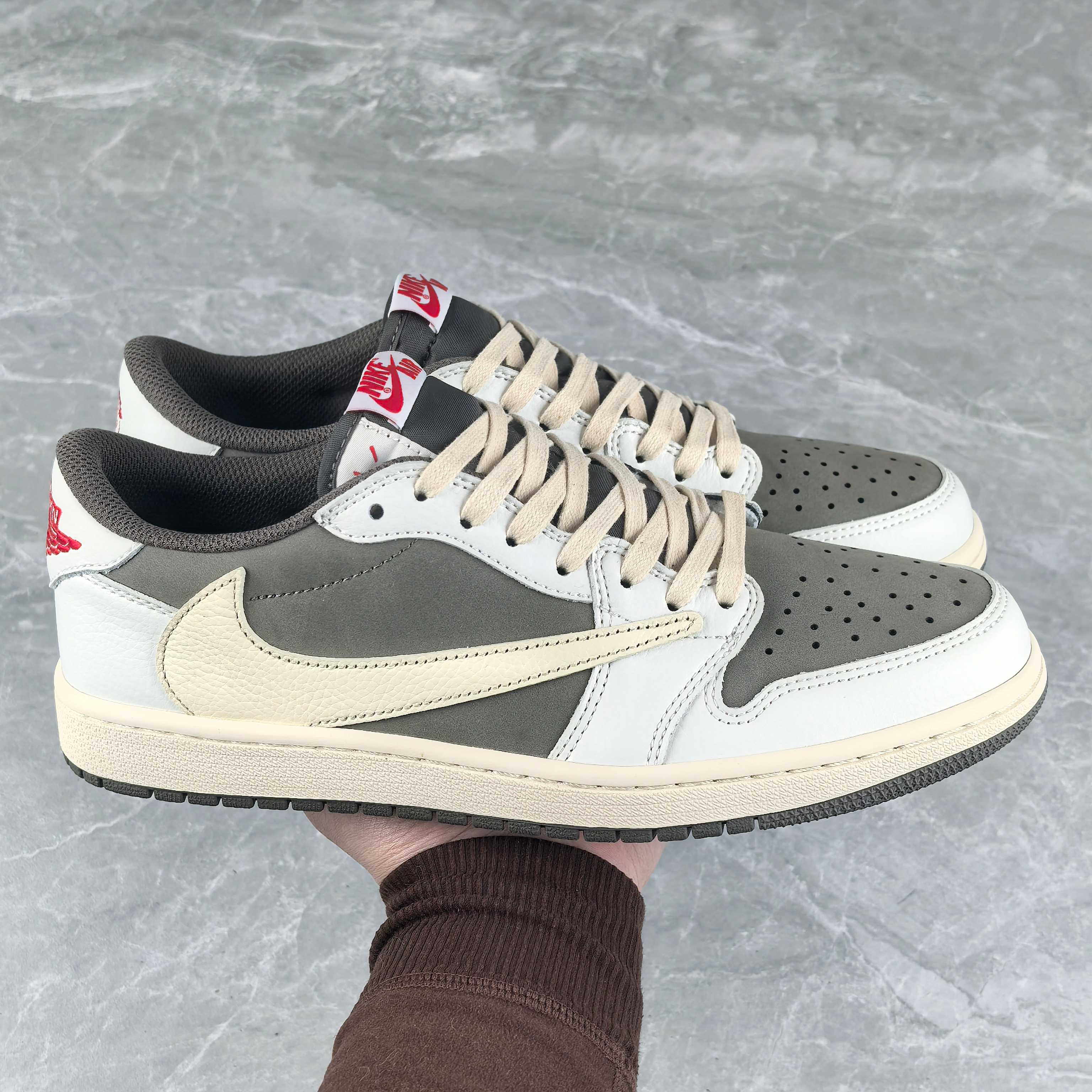 特价清仓XDM版本倒钩系列白棕低帮上架LW老汪同套数据打造 顶级工艺水准 纯原标准秒杀一切市场在售同价位