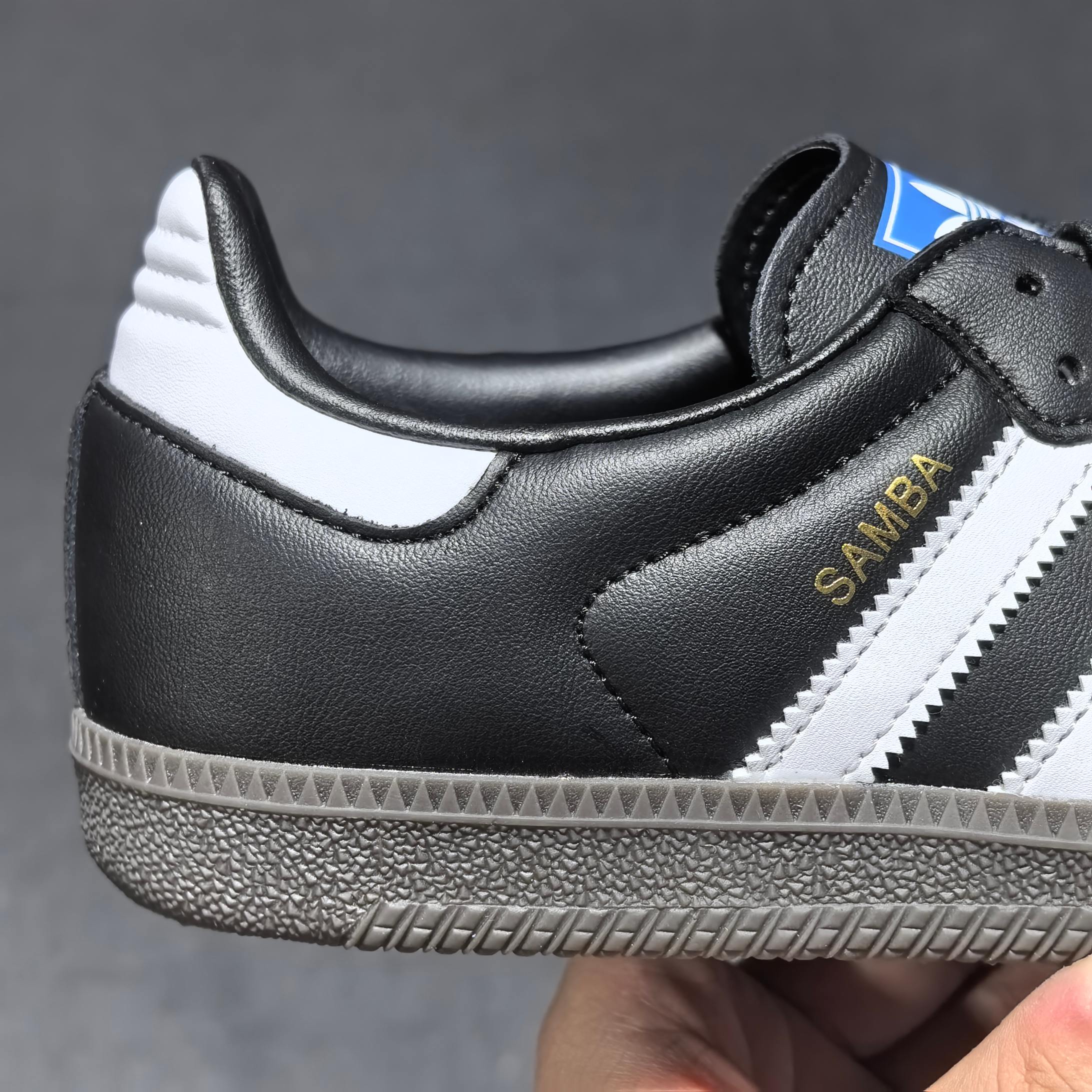 Originals 尺码35.5-46纯原-Originals Samba Vegan 低帮板鞋 黑白 