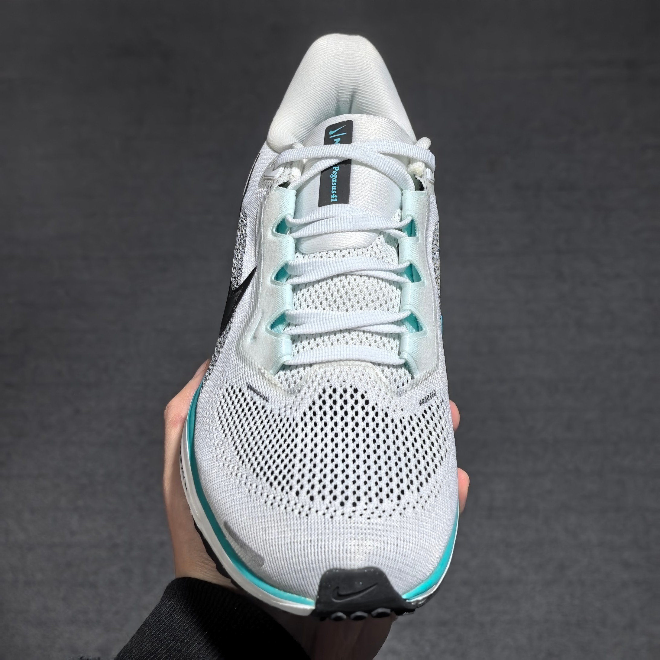 平台版Nike Pegasus 41 舒适运动防滑透气 低帮跑步鞋 白蓝 当季爆款 平台指定细节 原厂中