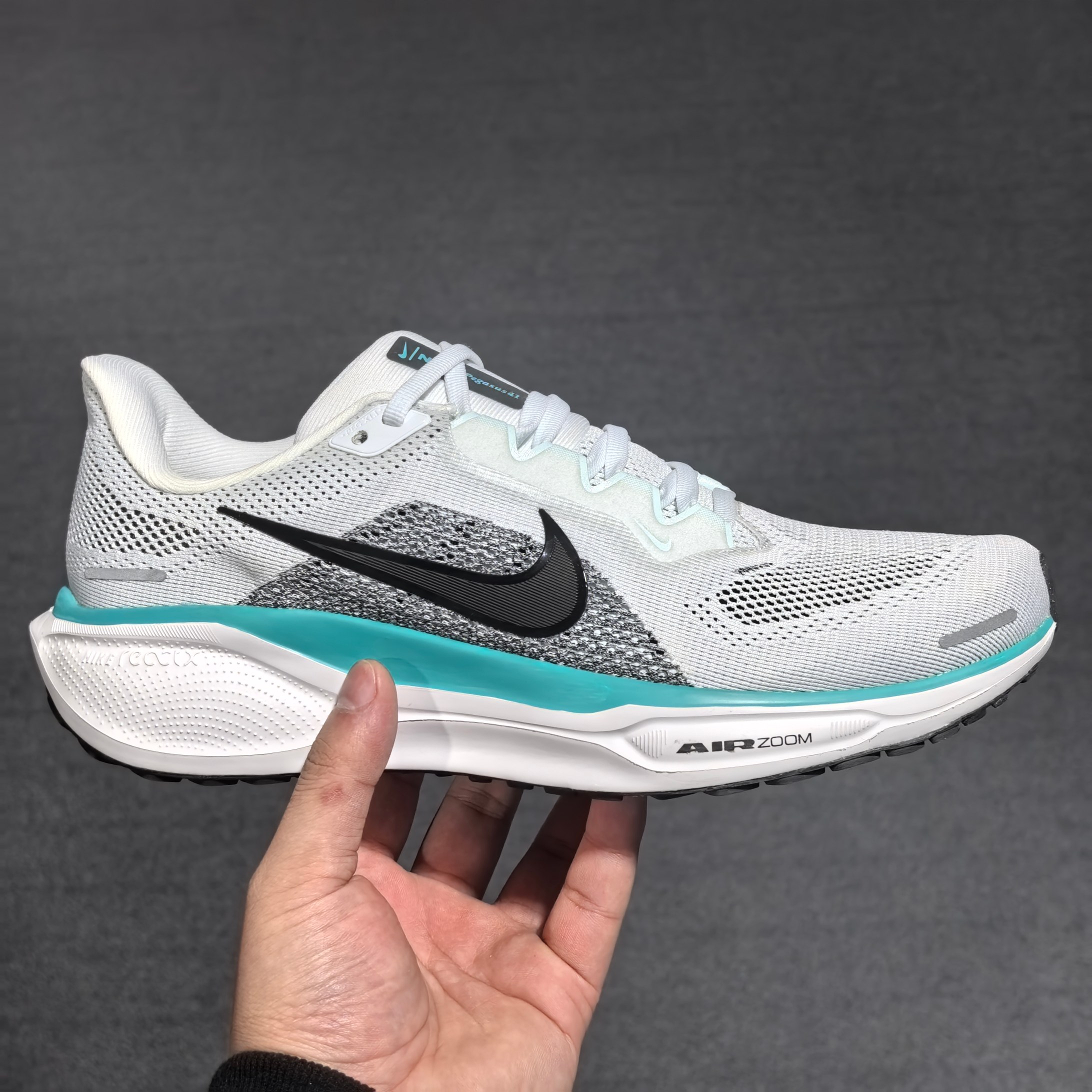 平台版Nike Pegasus 41 舒适运动防滑透气 低帮跑步鞋 白蓝 当季爆款 平台指定细节 原厂中