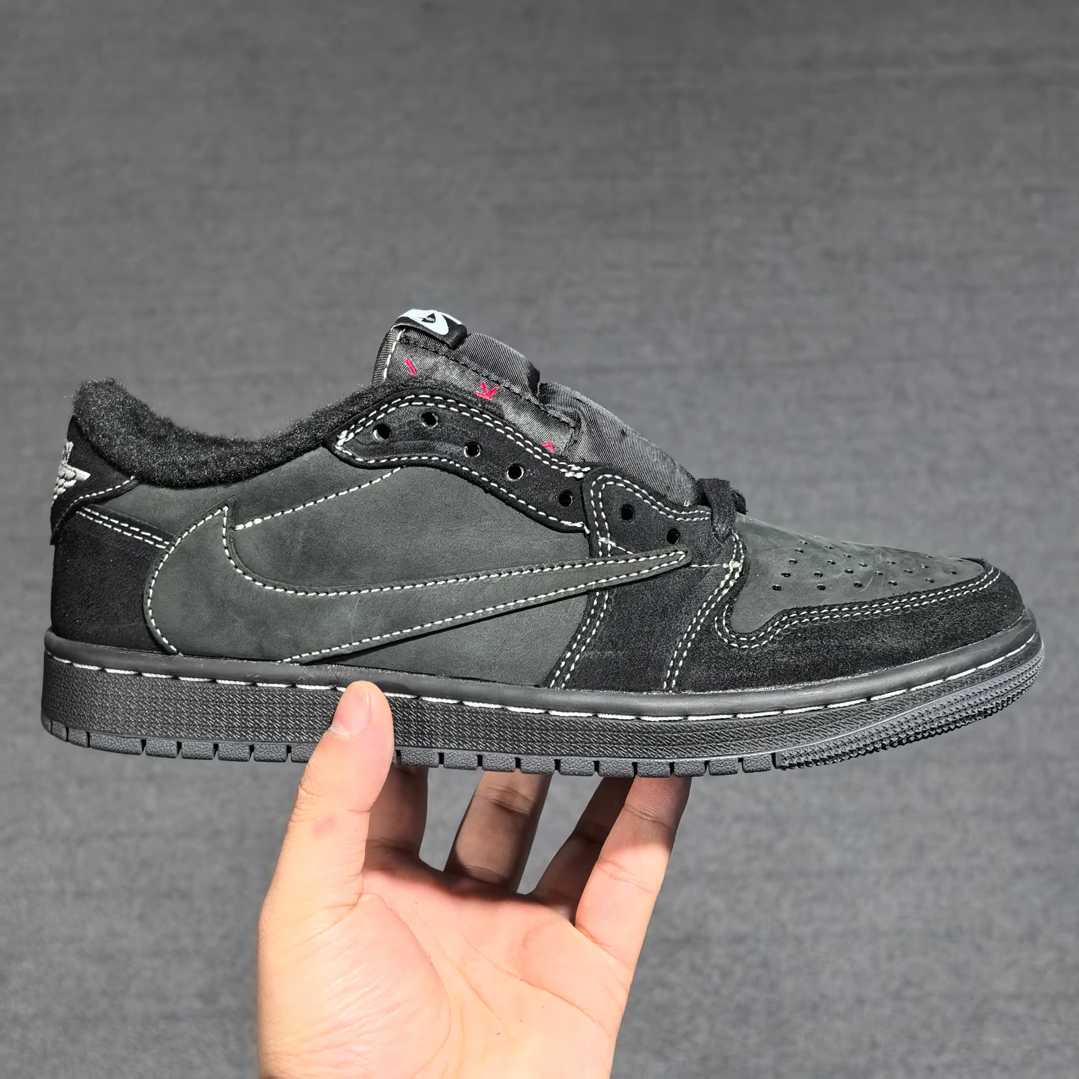 原厂皮FK订单版本黑色倒钩低帮东莞顶级制作团队打造全新一档倒钩系列广硕原班底打造严格执行1:1做货工艺标