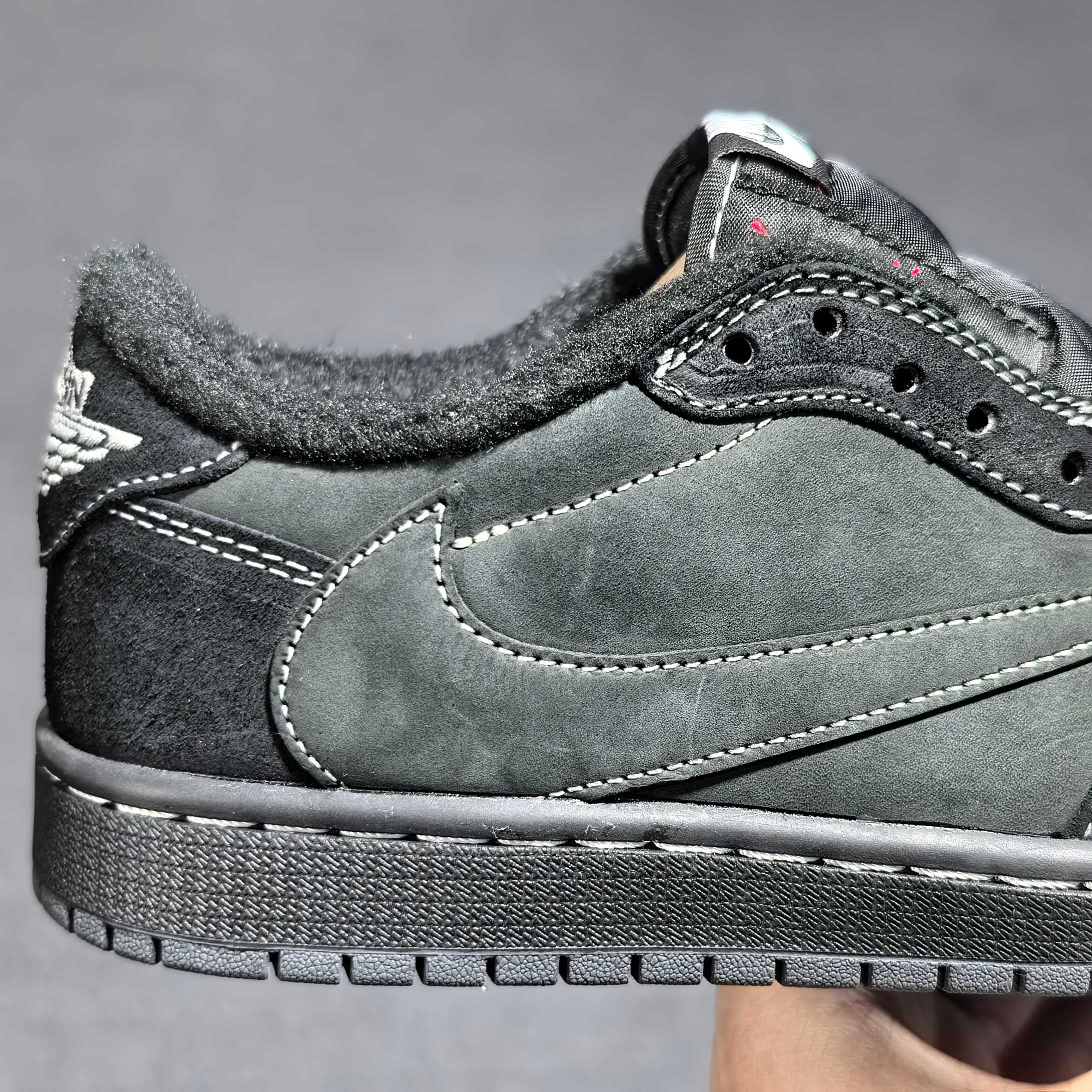 原厂皮FK订单版本黑色倒钩低帮东莞顶级制作团队打造全新一档倒钩系列广硕原班底打造严格执行1:1做货工艺标