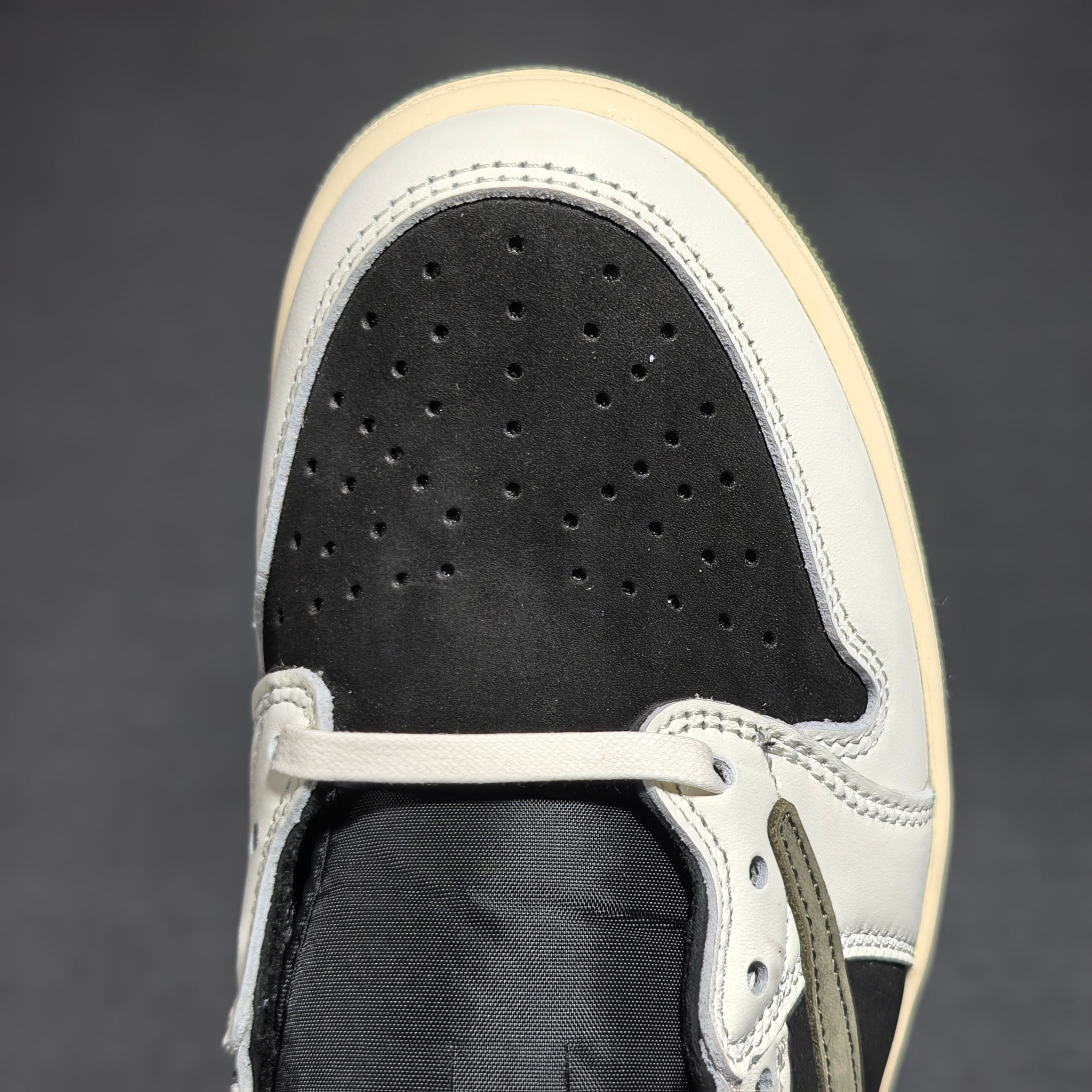 原厂皮FK订单版本橄榄绿倒钩低帮东莞顶级制作团队打造全新一档倒钩系列广硕原班底打造严格执行1:1做货工艺