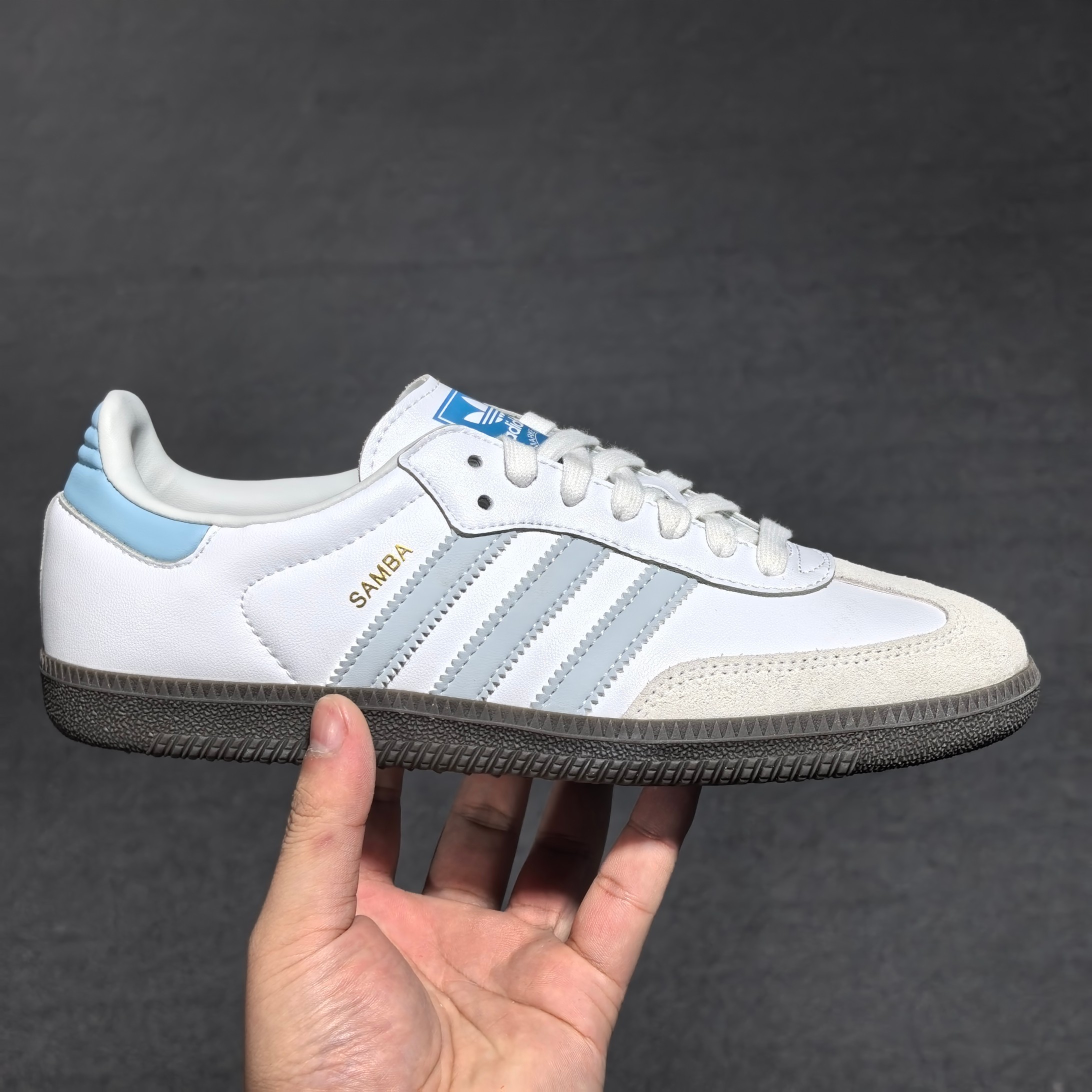 Originals 鞋码36-46纯原出品-Samba OG 白蓝 ID205535.5 36 36.5