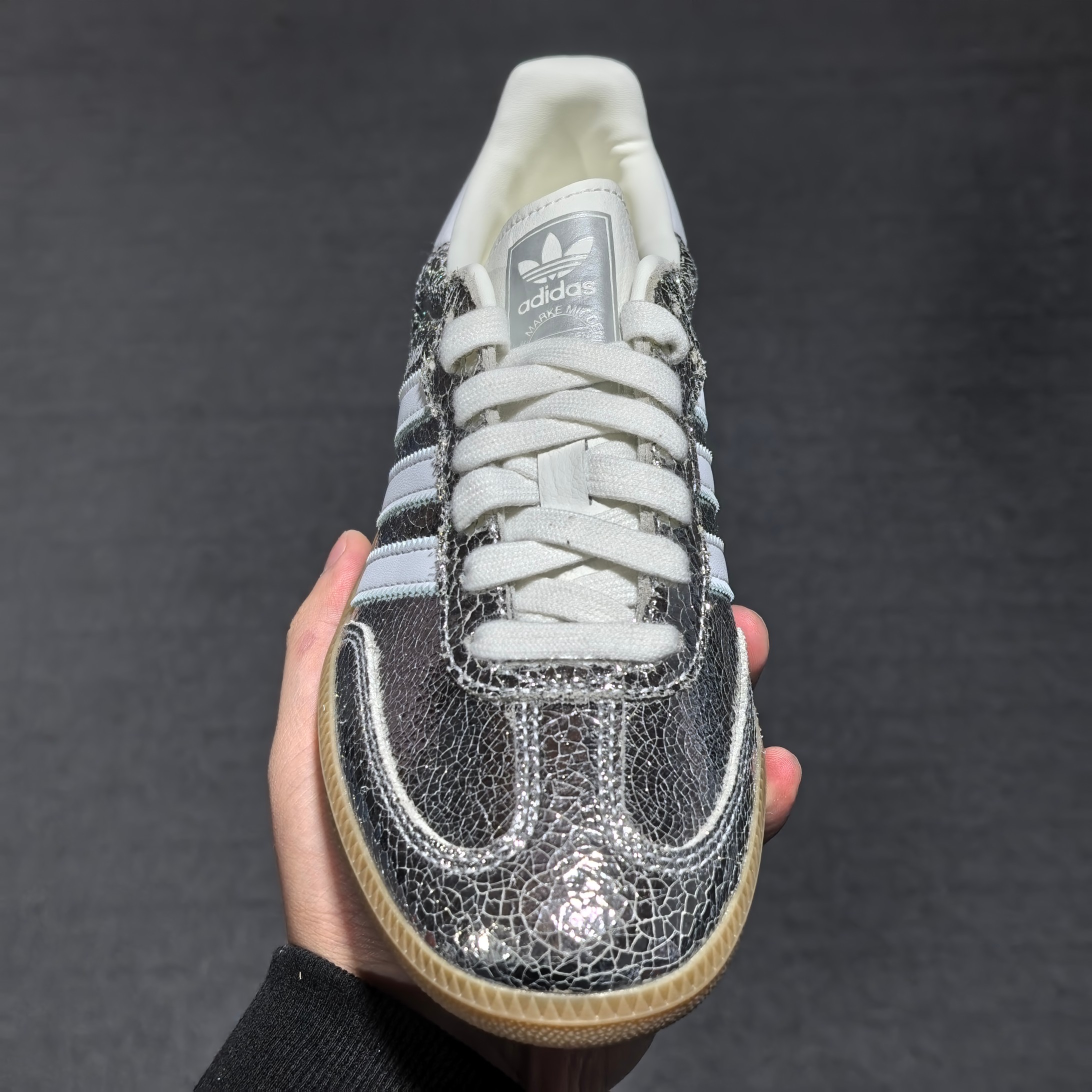 Originals 尺码36-45纯原版出品-AD Samba OG Silver Metallic C