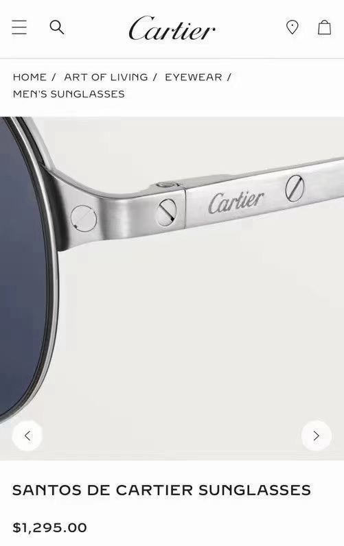  ‼️原版弹簧铰链 
Cartie*✨✨✨MODEL：CT0353S✨✨✨SIZE：62口15-145✨