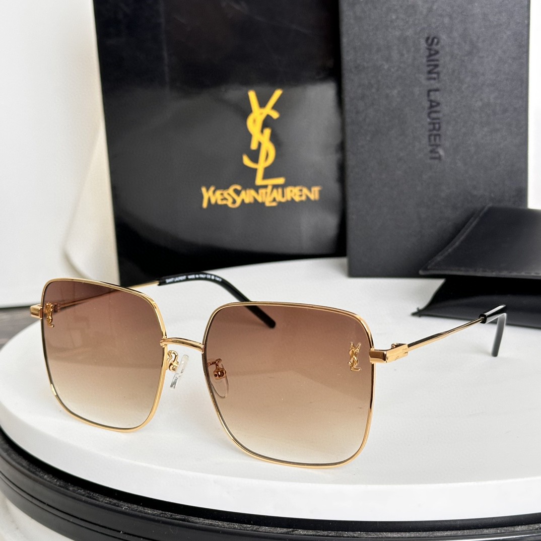  ‼️原版 SAINT LAURENT 圣罗兰 SL314 尺码58口18-140 YSL高品质金属方形