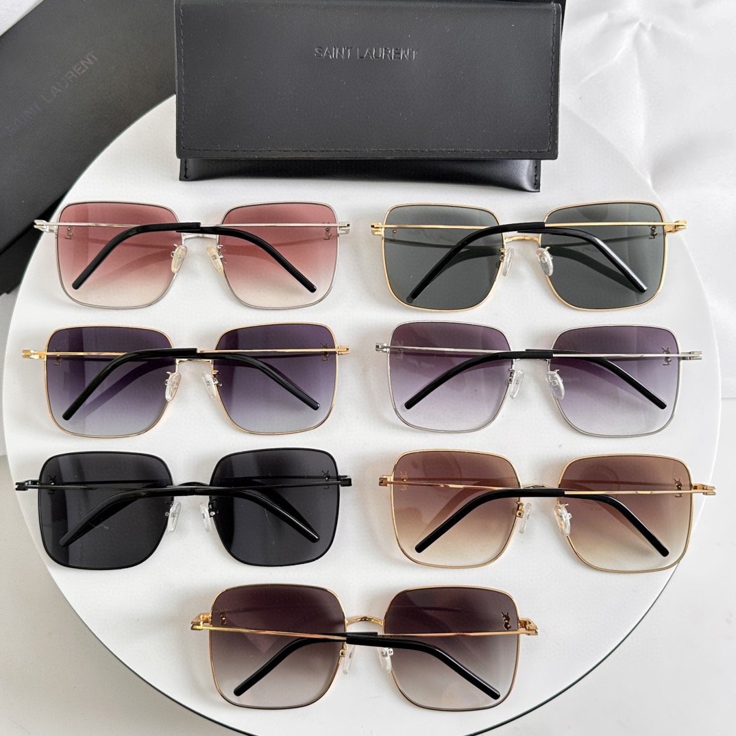  ‼️原版 SAINT LAURENT 圣罗兰 SL314 尺码58口18-140 YSL高品质金属方形