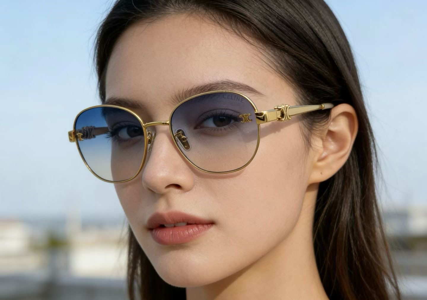 ‼️ 模特图 CELIN*🌟🌟🌟MODEL:CL42131U🌟🌟🌟SIZE:59口18-145🌟🌟🌟