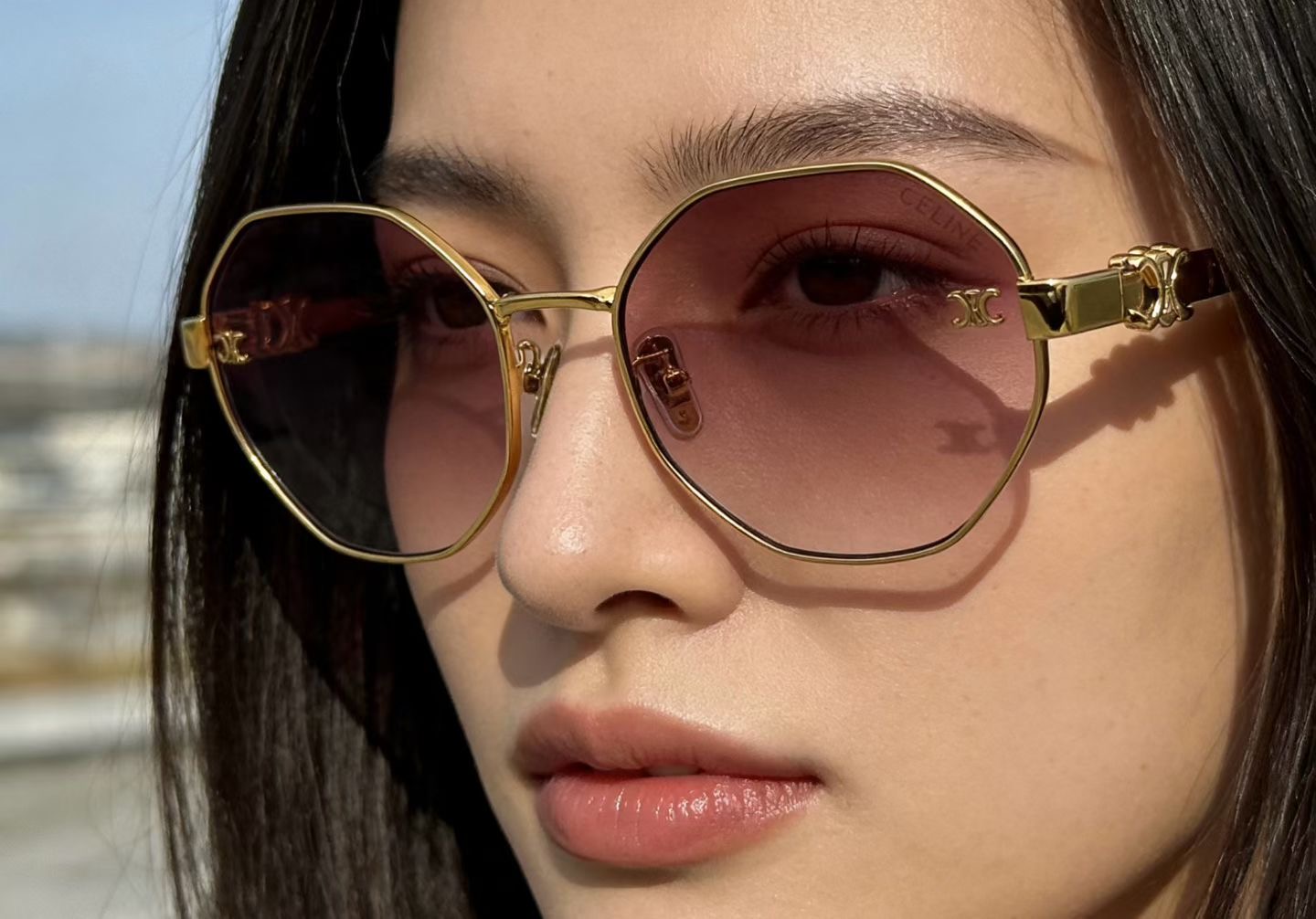 ‼️ 模特图 CELIN*🌟🌟🌟MODEL:CL42132U🌟🌟🌟SIZE:59口18-145🌟🌟🌟