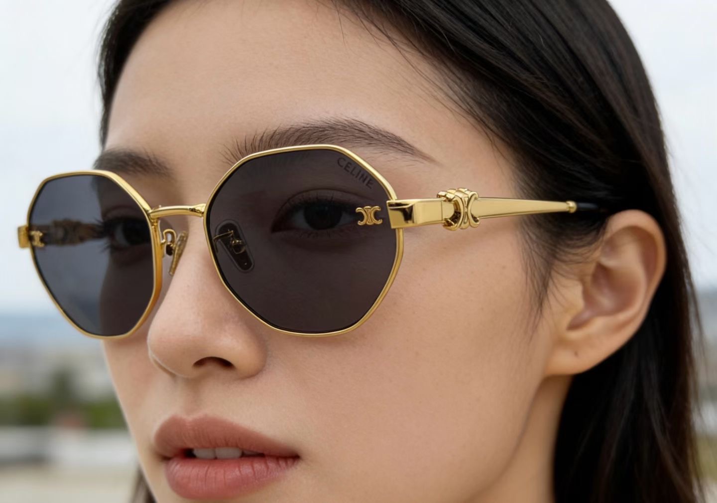‼️ 模特图 CELIN*🌟🌟🌟MODEL:CL42132U🌟🌟🌟SIZE:59口18-145🌟🌟🌟