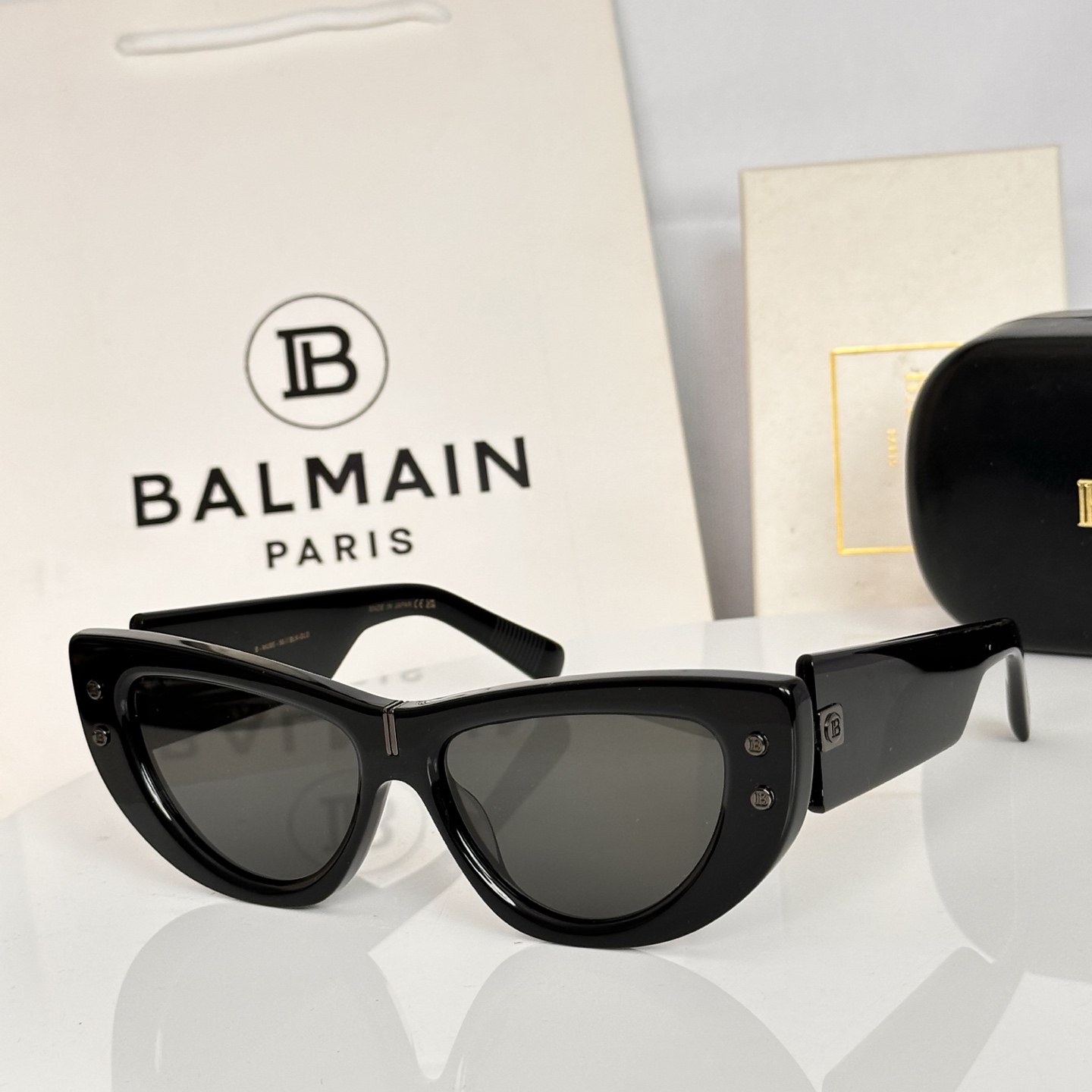 ‼️BALMAIN 巴尔曼🍁🍁🍁MODEL：B-MUSE--55//BLK- GLD🍁🍁🍁SIZE：55