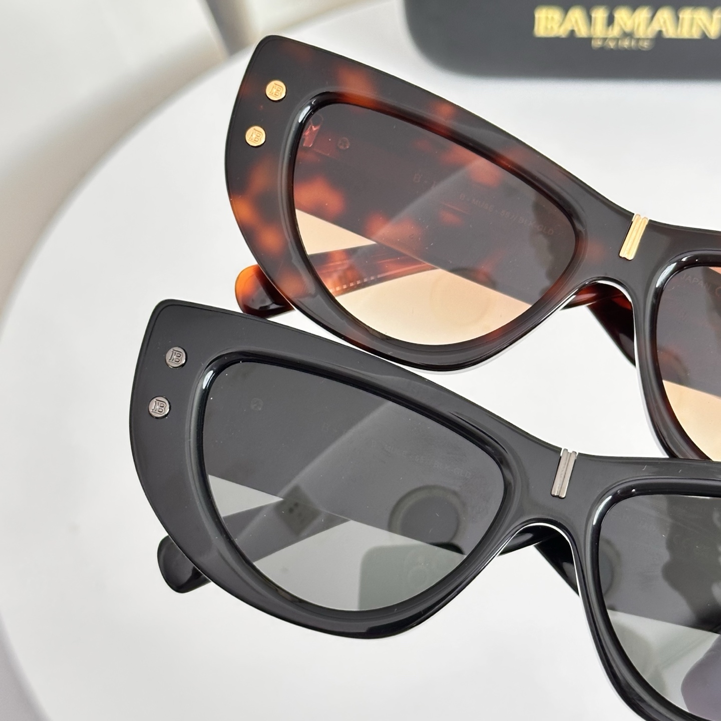 ‼️BALMAIN 巴尔曼🍁🍁🍁MODEL：B-MUSE--55//BLK- GLD🍁🍁🍁SIZE：55