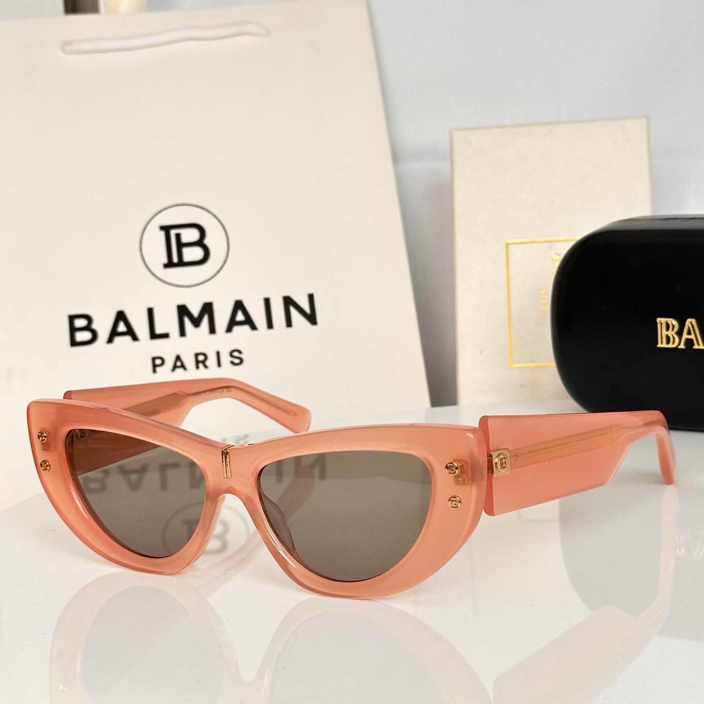 ‼️BALMAIN 巴尔曼🍁🍁🍁MODEL：B-MUSE--55//BLK- GLD🍁🍁🍁SIZE：55