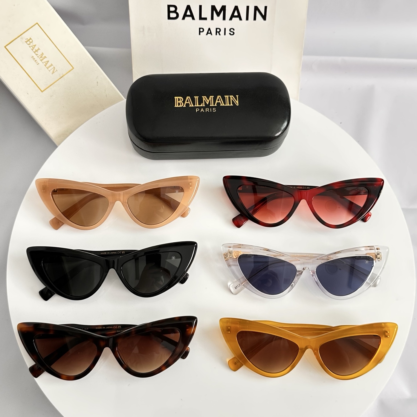 ‼️BALMAIN 巴尔曼🍁🍁🍁MODEL：Jolie-159A-42//BLK- GLD🍁🍁🍁SIZE