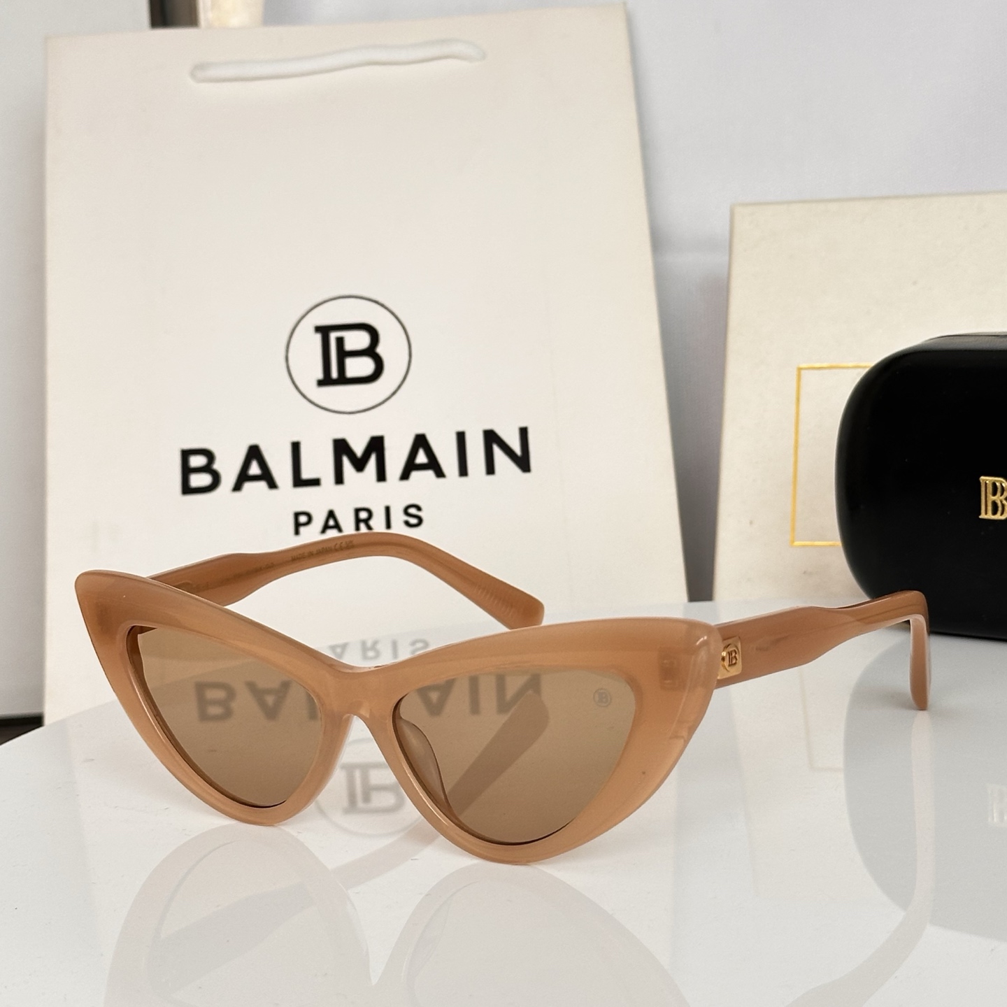 ‼️BALMAIN 巴尔曼🍁🍁🍁MODEL：Jolie-159A-42//BLK- GLD🍁🍁🍁SIZE