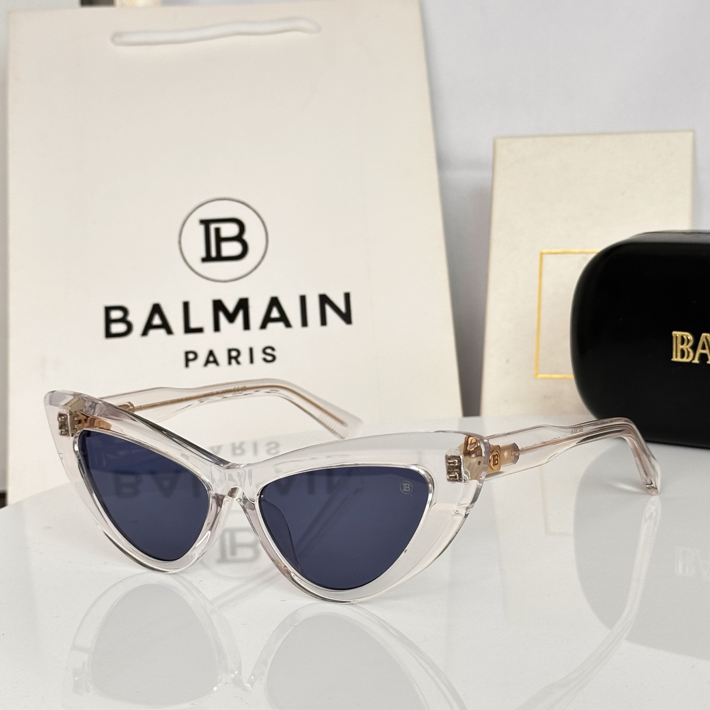 ‼️BALMAIN 巴尔曼🍁🍁🍁MODEL：Jolie-159A-42//BLK- GLD🍁🍁🍁SIZE