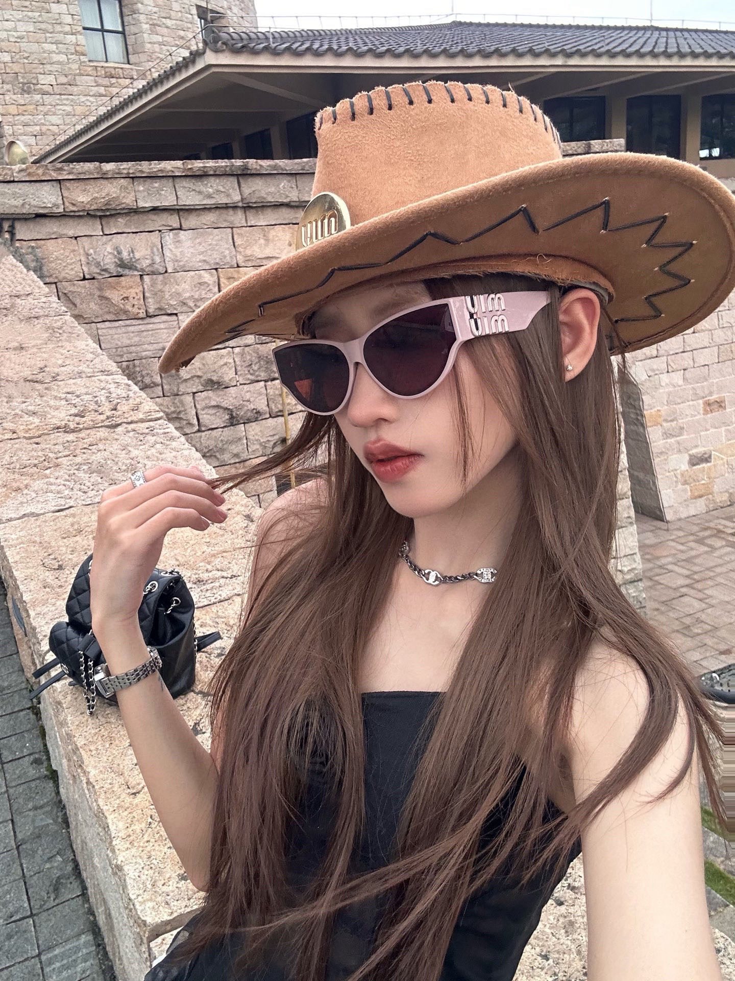 ‼️ 模特图 MIU M*🎀🎀🎀MODEL: SMU082Z🎀🎀🎀SIZE：52口21-135🎀🎀