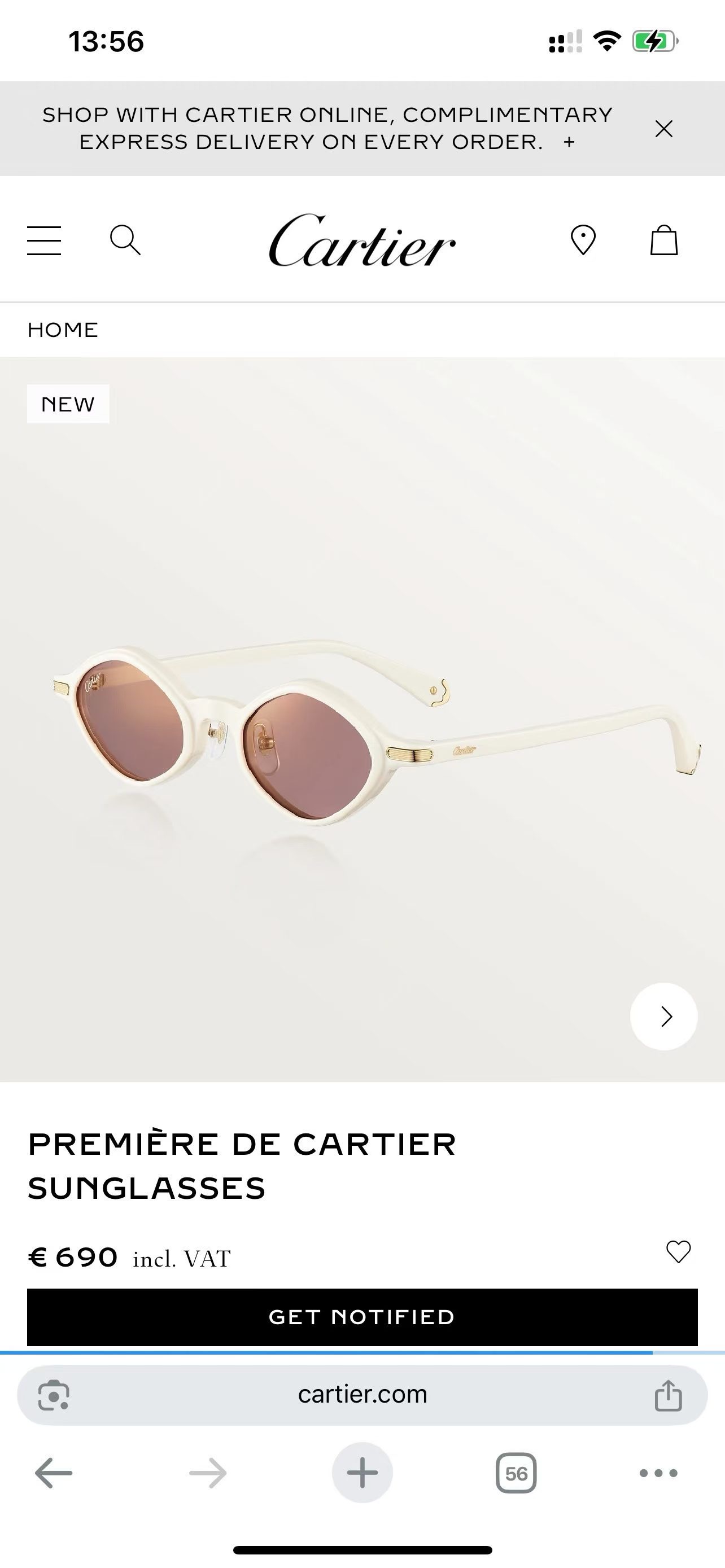 ‼️ 官网图 Cartie*✨✨✨MODEL：CT0540S ✨✨✨SIZE: 145✨✨✨