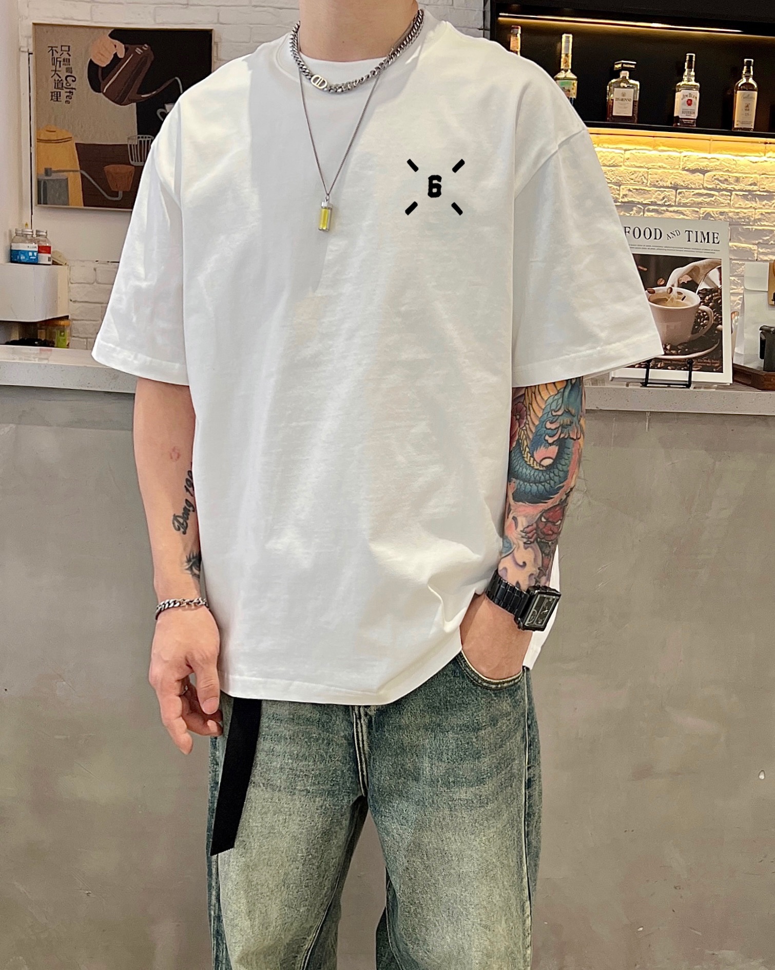 Yearly Blast Item: Letter Pattern T-Shirts & Protective Clothing with High-Quality Printing - 图片 6