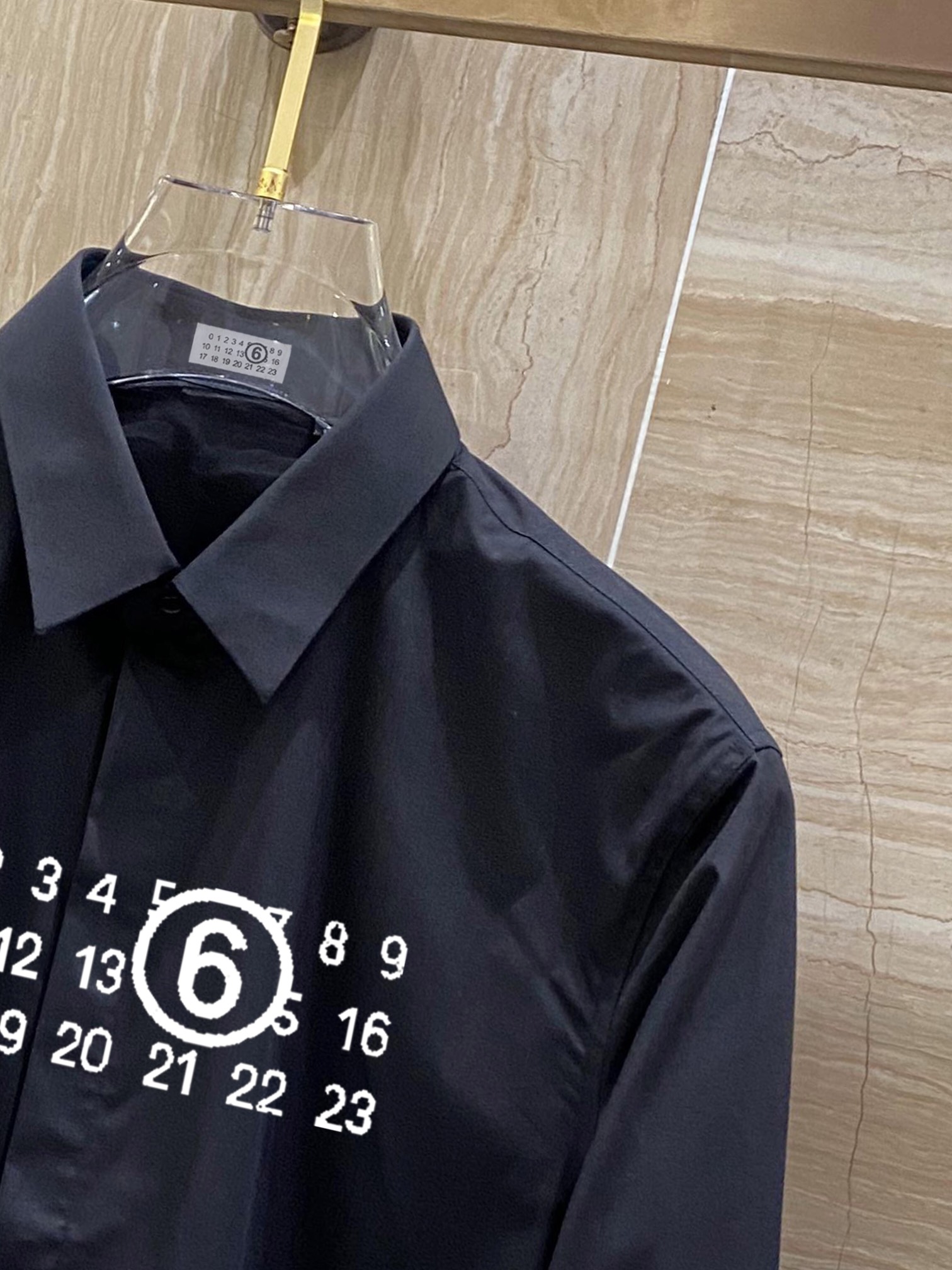 Luxurious Men’s Cotton Shirt in Black and White, Sizes 38-42, Comfortable and Original Fabric - 图片 5