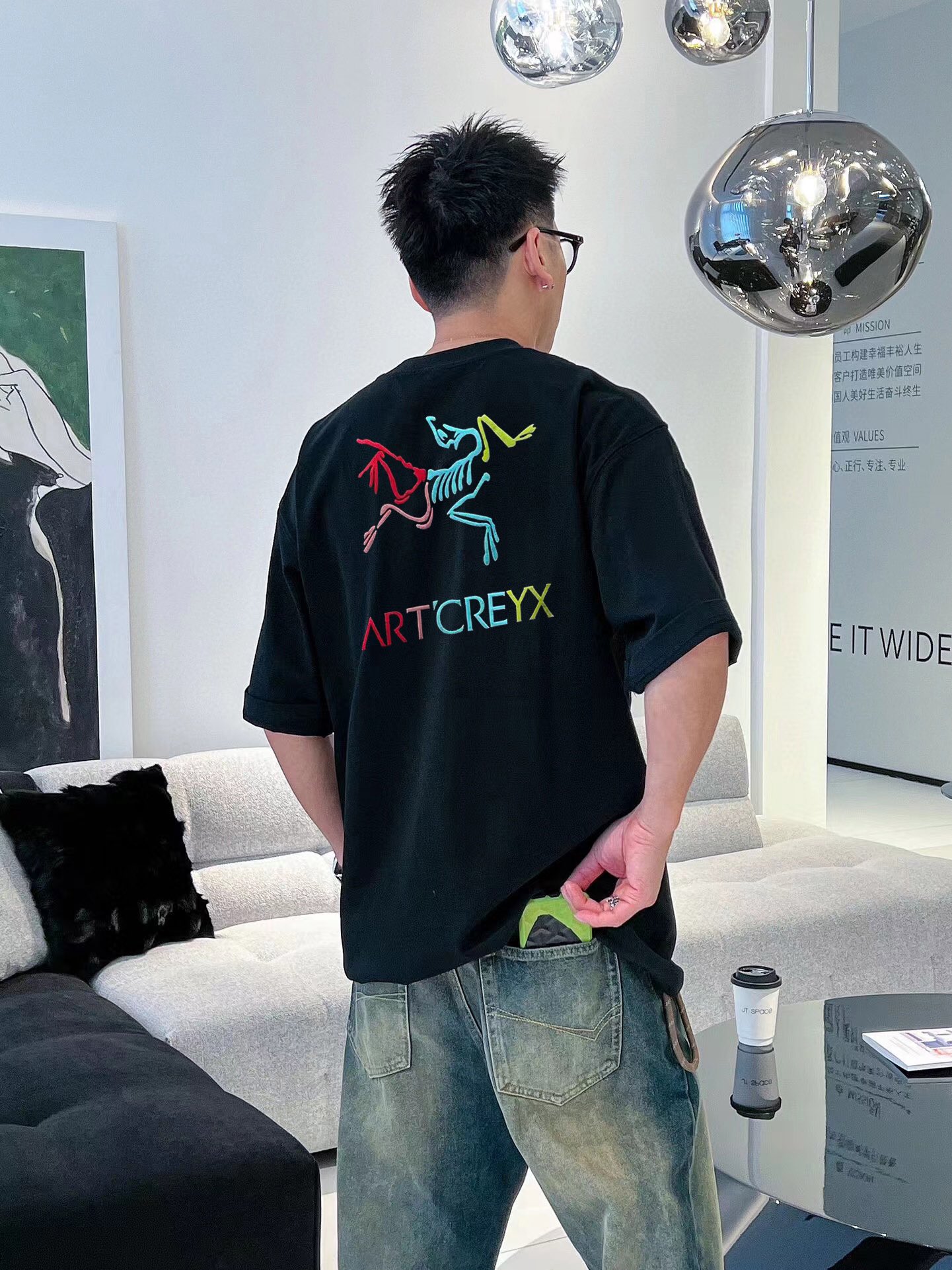 Annual Blast Item: Letter Pattern T-Shirts and Security Suits with Grand Conry Digital Printing. - 图片 6