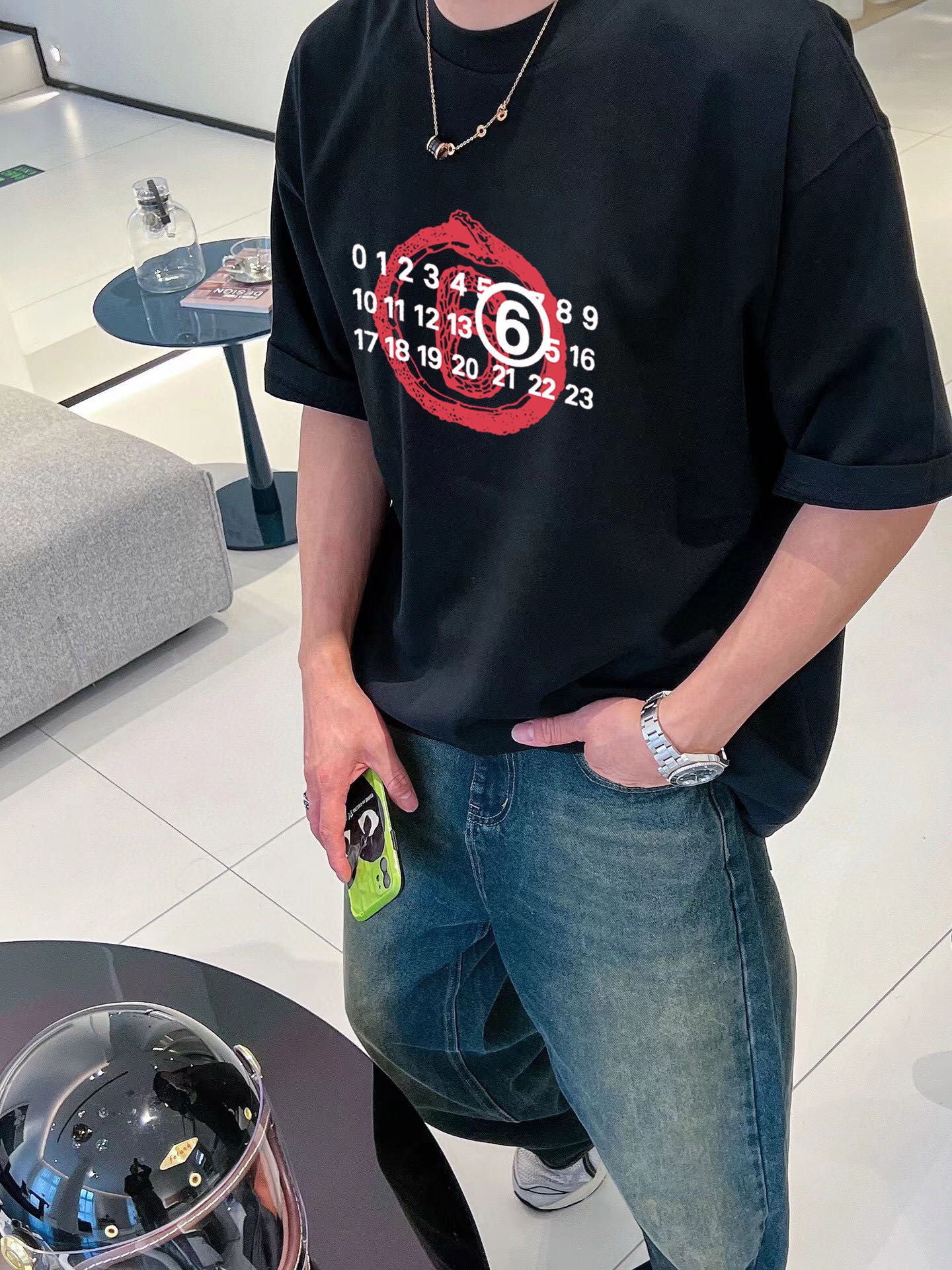 Cotton Fabric for 230g, Brass Details, Sizes M-3XL, 200lbs: Measurements for Each Size - 图片 5