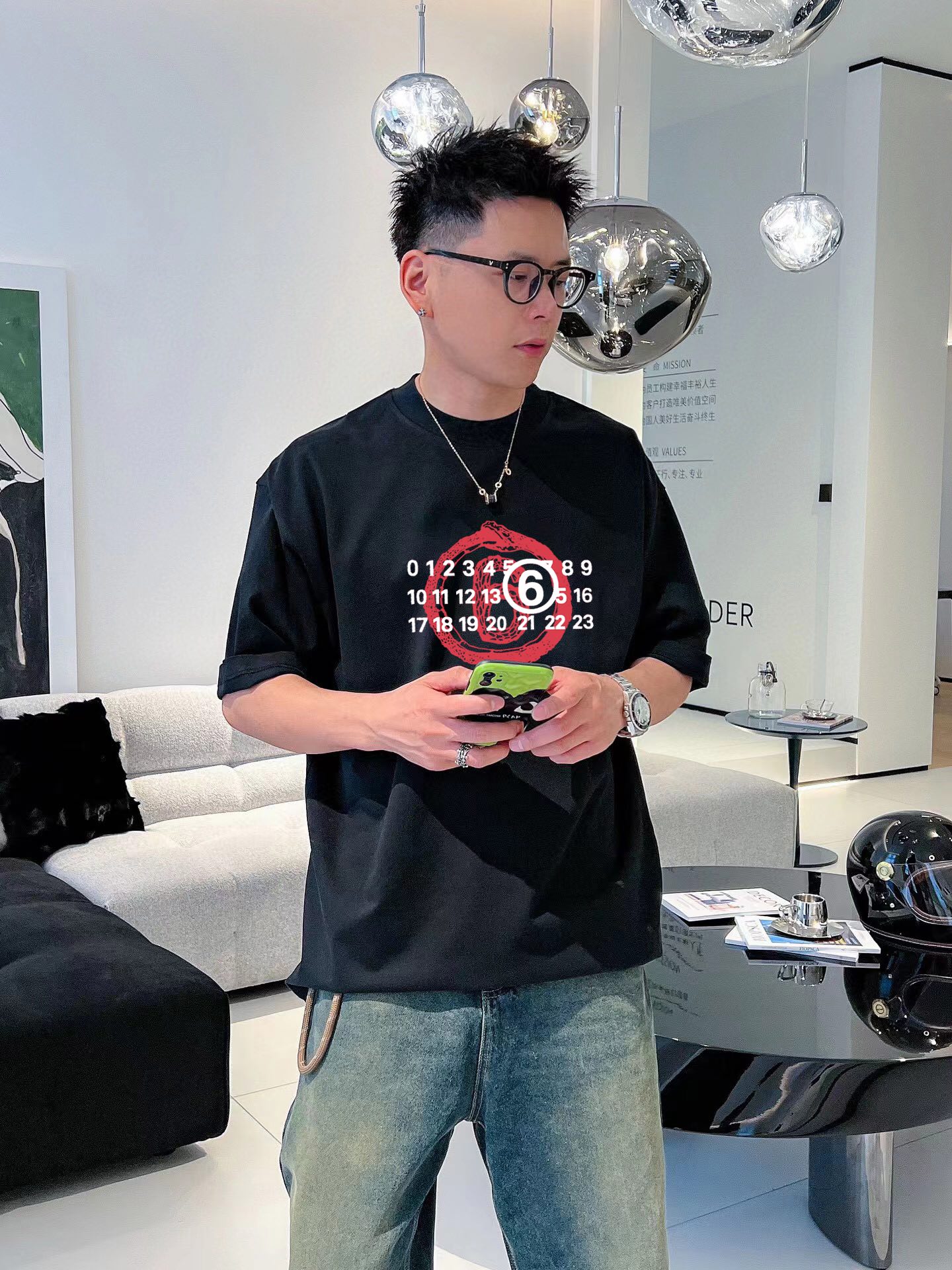 Cotton Fabric for 230g, Brass Details, Sizes M-3XL, 200lbs: Measurements for Each Size - 图片 1