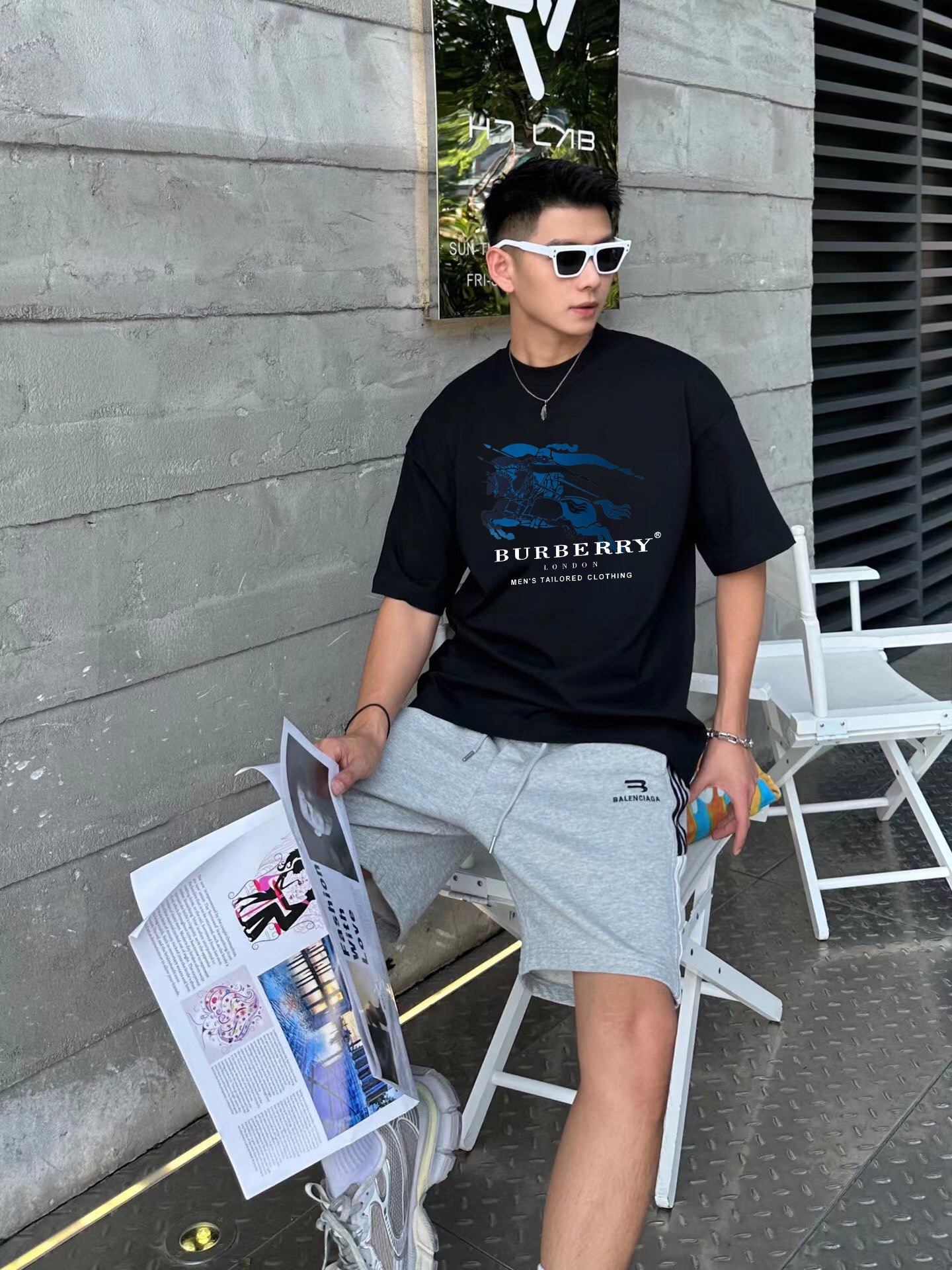 P287 Paballie Double-Storey T-Shirts: High-Quality Letter-Printing with Digital Printer. - 图片 4