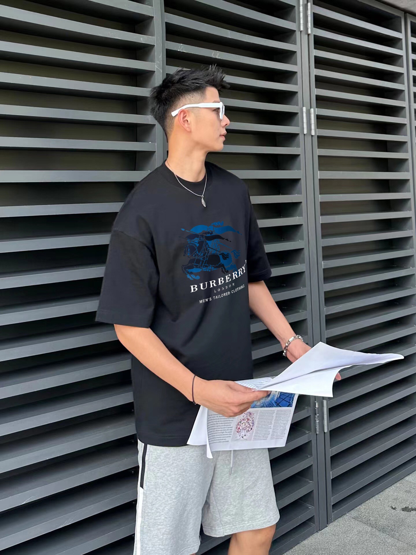 P287 Paballie Double-Storey T-Shirts: High-Quality Letter-Printing with Digital Printer. - 图片 2