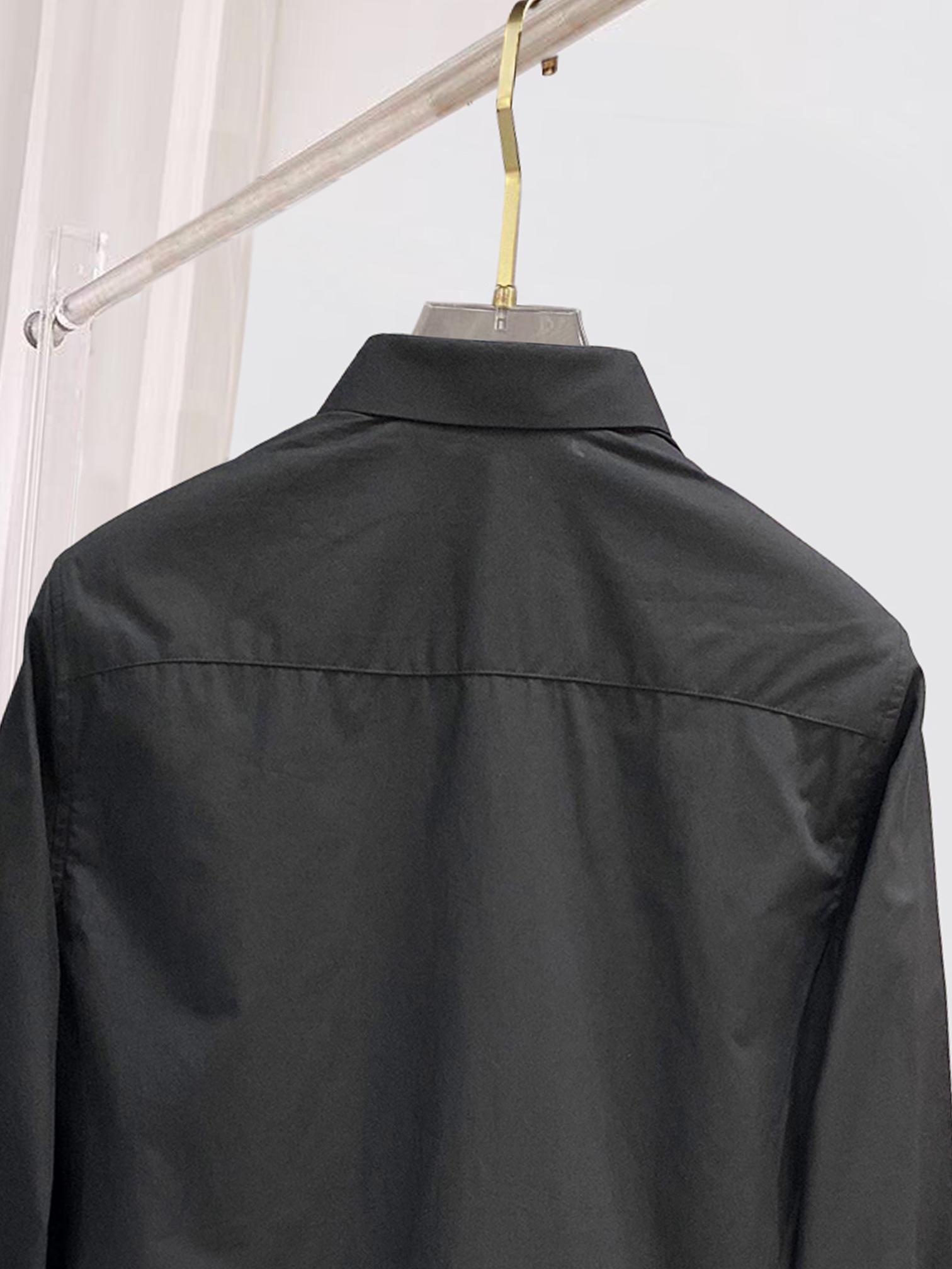Men’s 100% Cotton Shirt: Luxurious, Comfortable, Black and White, Sizes 38-43 - 图片 8