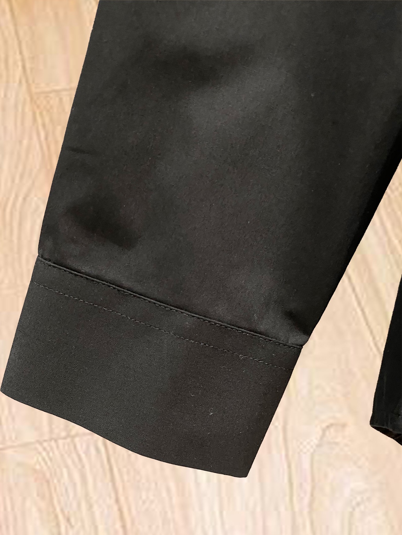 Men’s 100% Cotton Shirt: Luxurious, Comfortable, Black and White, Sizes 38-43 - 图片 5