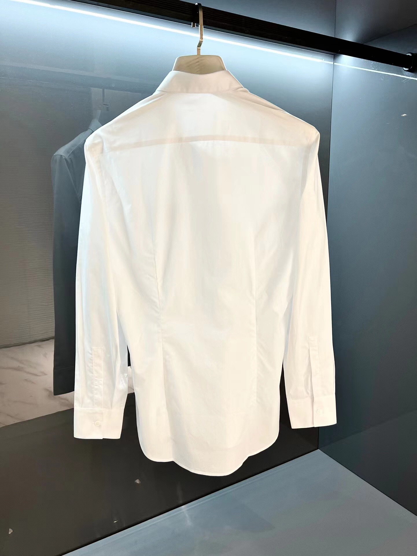 Men’s 100% Cotton Shirt: Comfortable, Originals, Luxurious, Black & White, Various Sizes - 图片 4