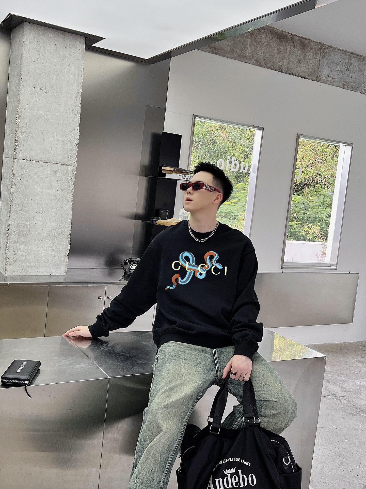 ￼ ￼ ￼ ￼ ￼ ￼ ￼ ￼ ￼ 古驰 官网 新款字母印花双层重工字母图案不管是T桖还是卫衣都是每年的