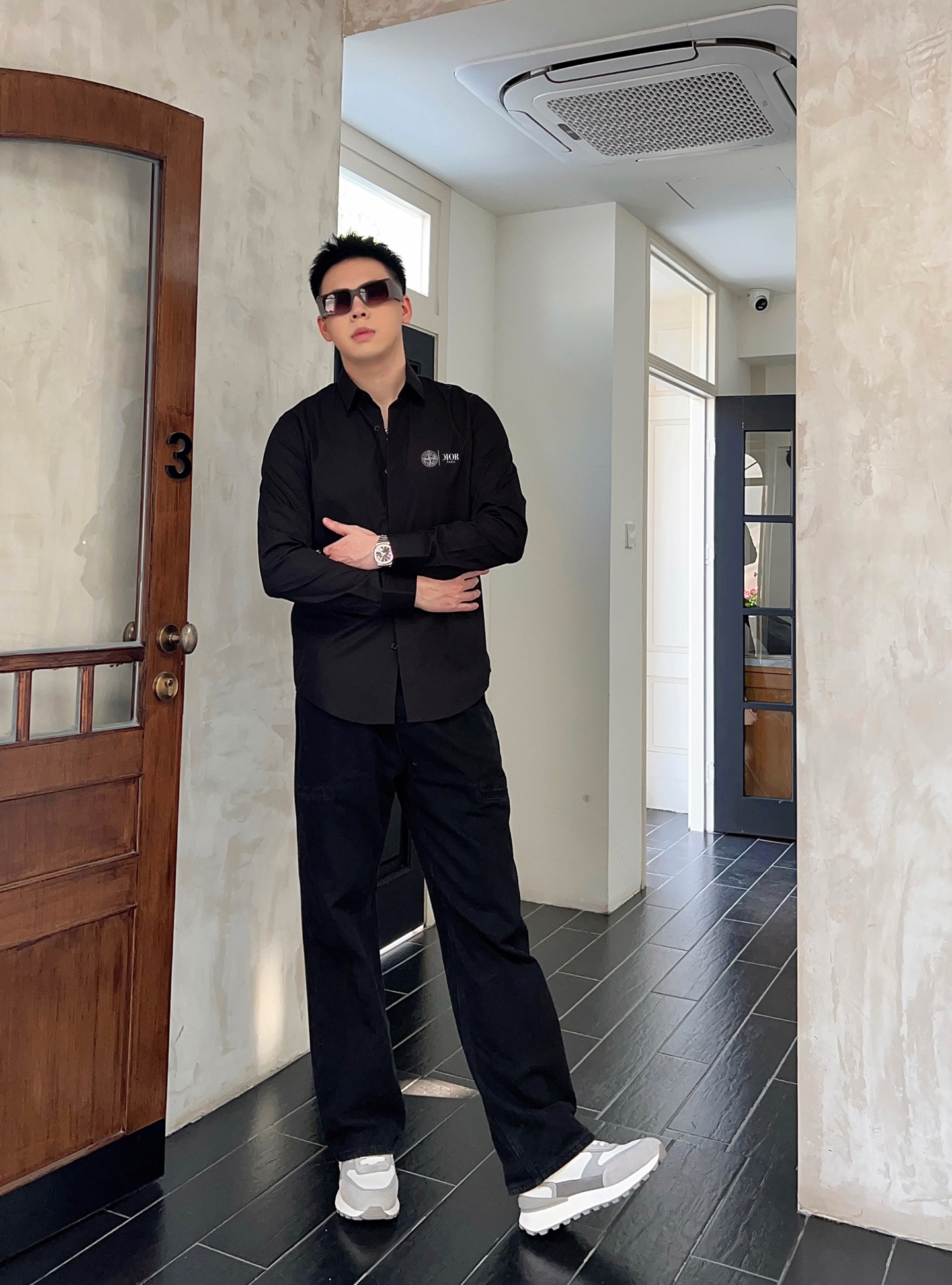 F940 迪奥 最新款男士必备款衬衫，100%天然棉，舒服透气，原单狠货，原版面料，柔软舒适，上身高端又