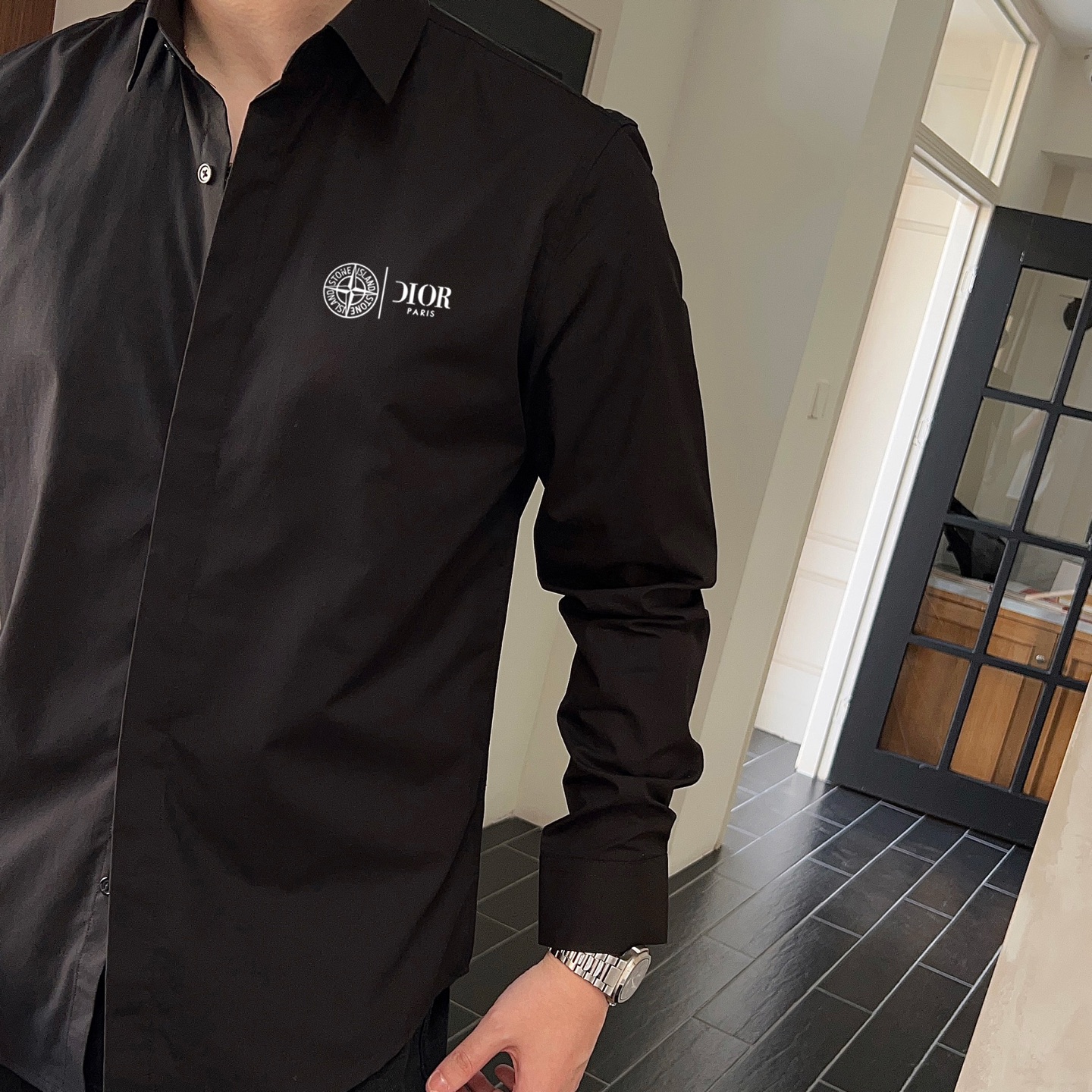 F940 迪奥 最新款男士必备款衬衫，100%天然棉，舒服透气，原单狠货，原版面料，柔软舒适，上身高端又