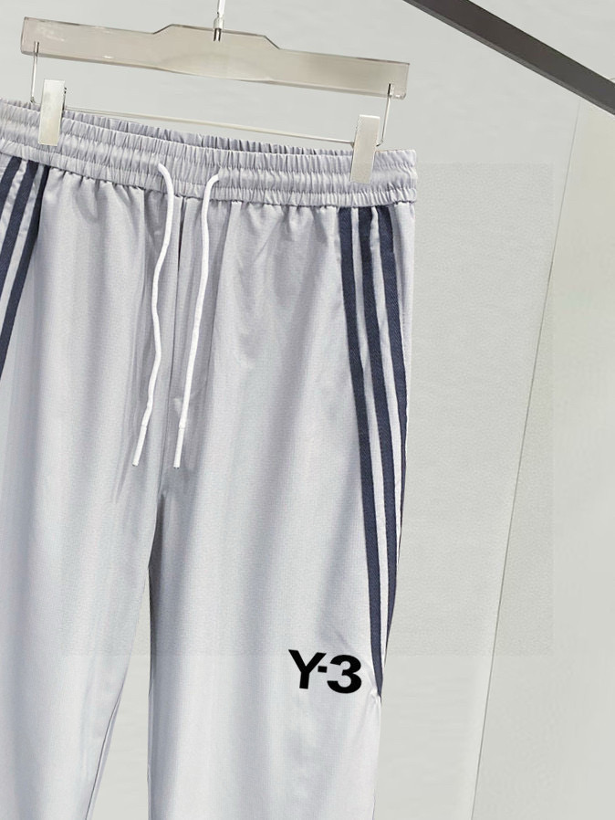  Y-3 同步更新 织带长裤 春夏定制高科技面料 舒适无比 家族式织带拼接 运动感超强 尺码：L-4XL